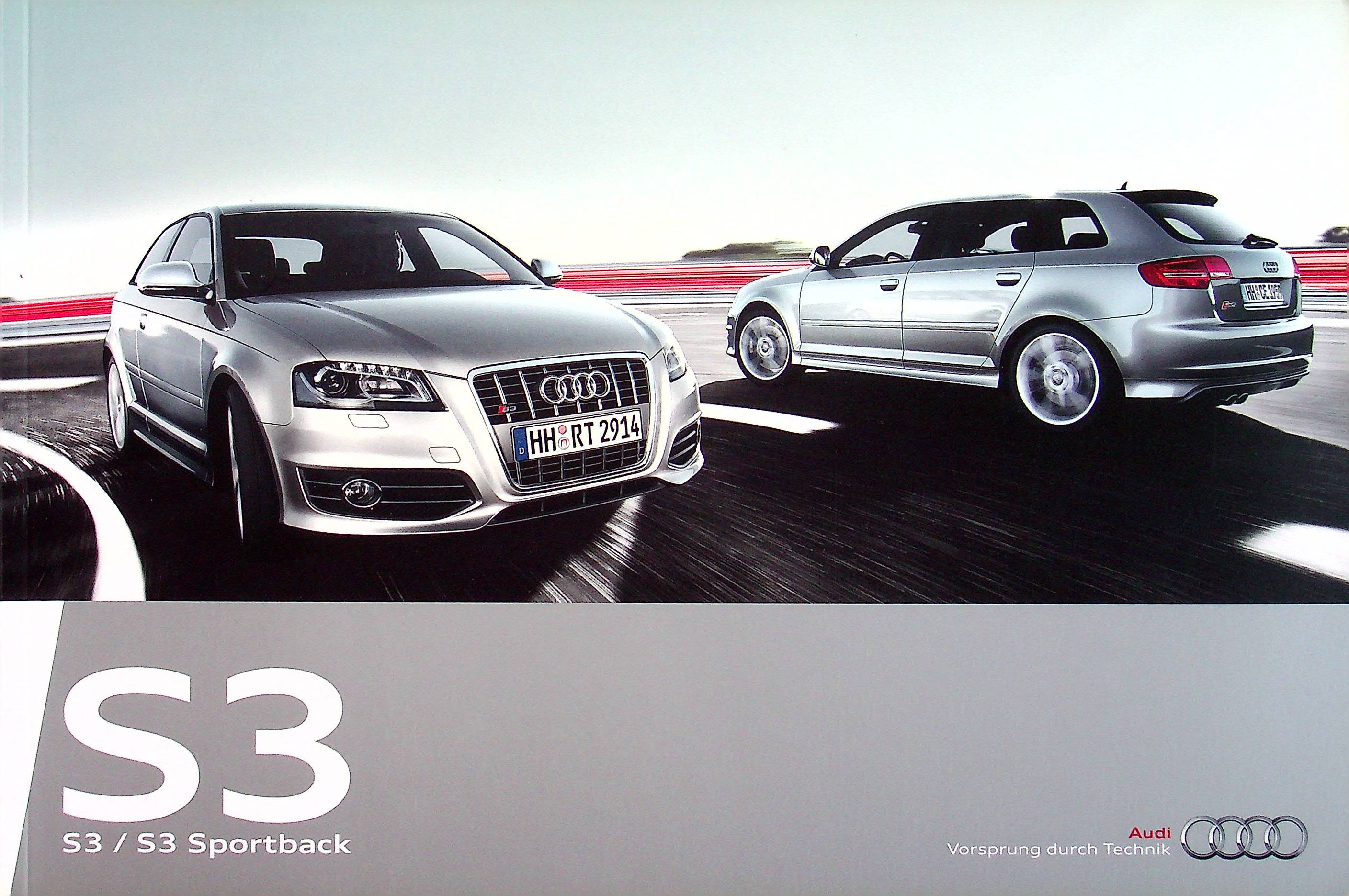 Audi S3 + Sportback Prospekt 09/2009