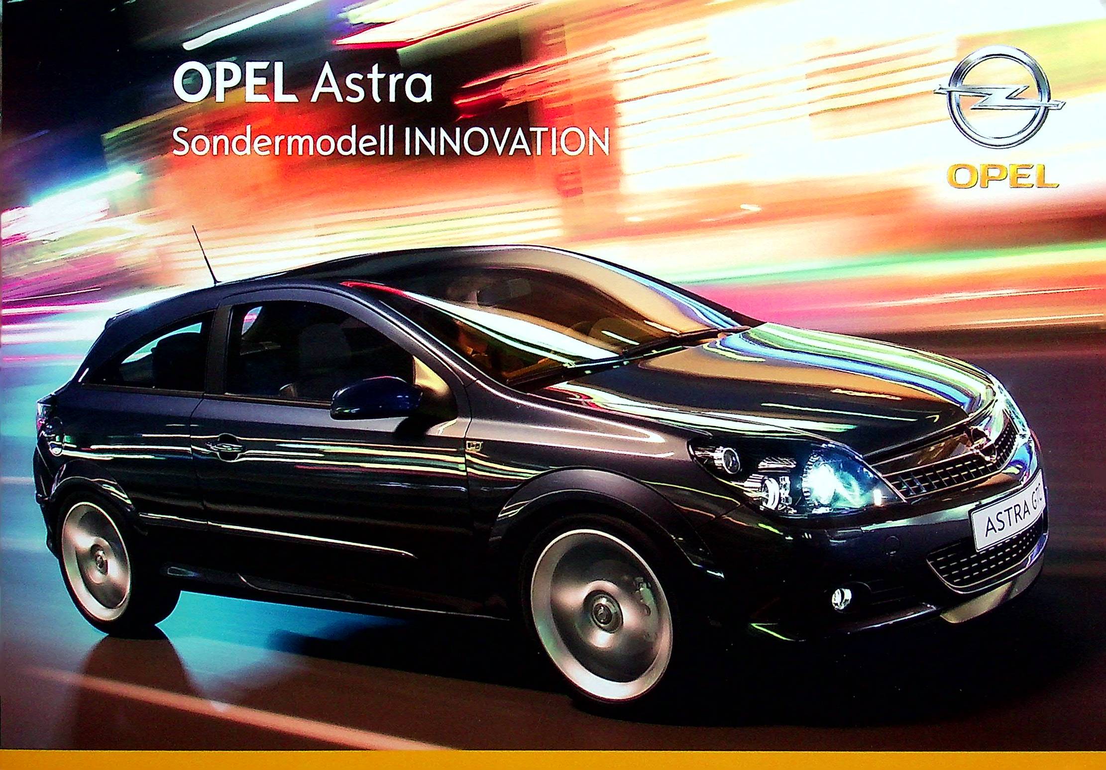 Opel Astra H - Innovation - Prospekt 07/2008