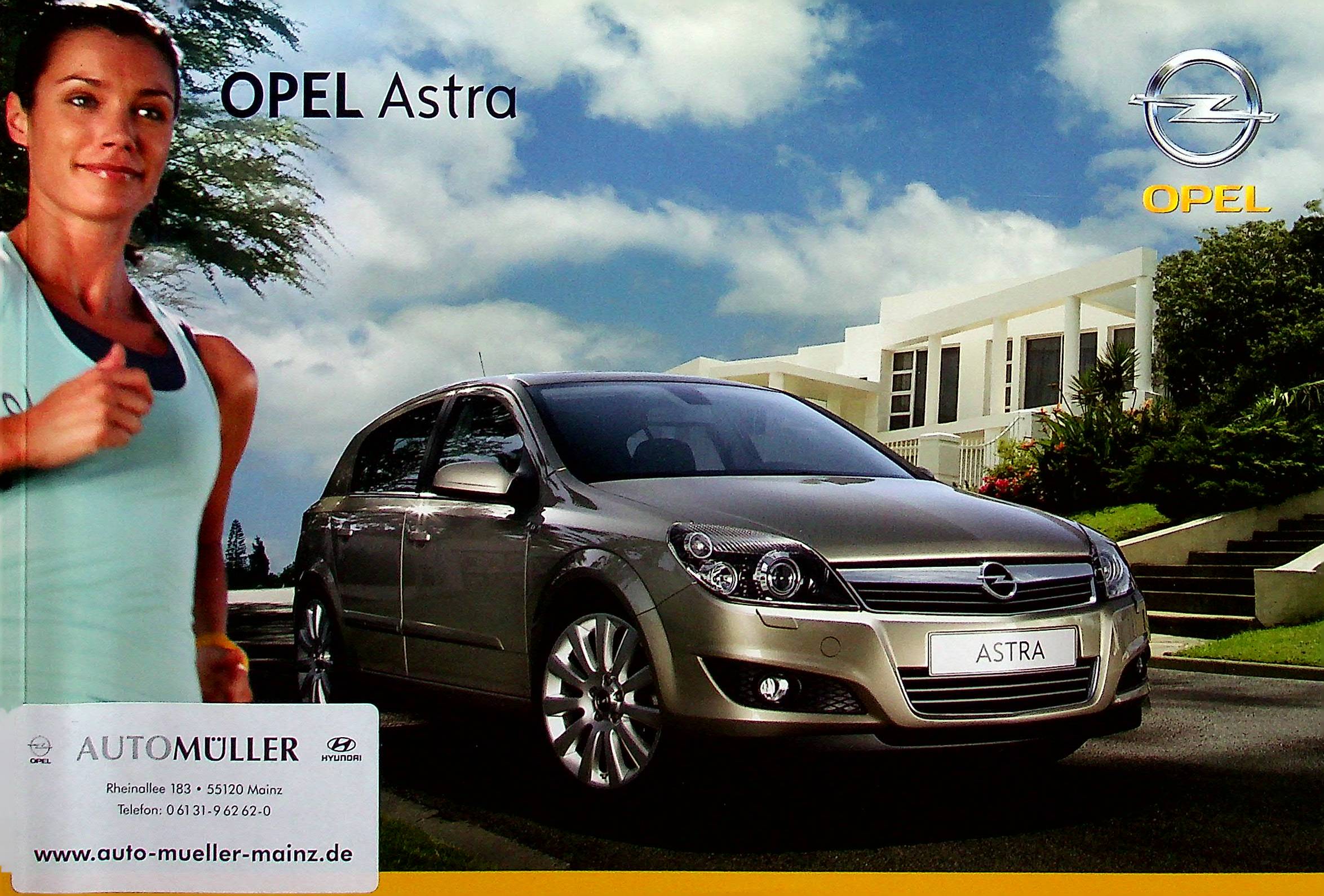 Opel Astra H Prospekt 06/2007