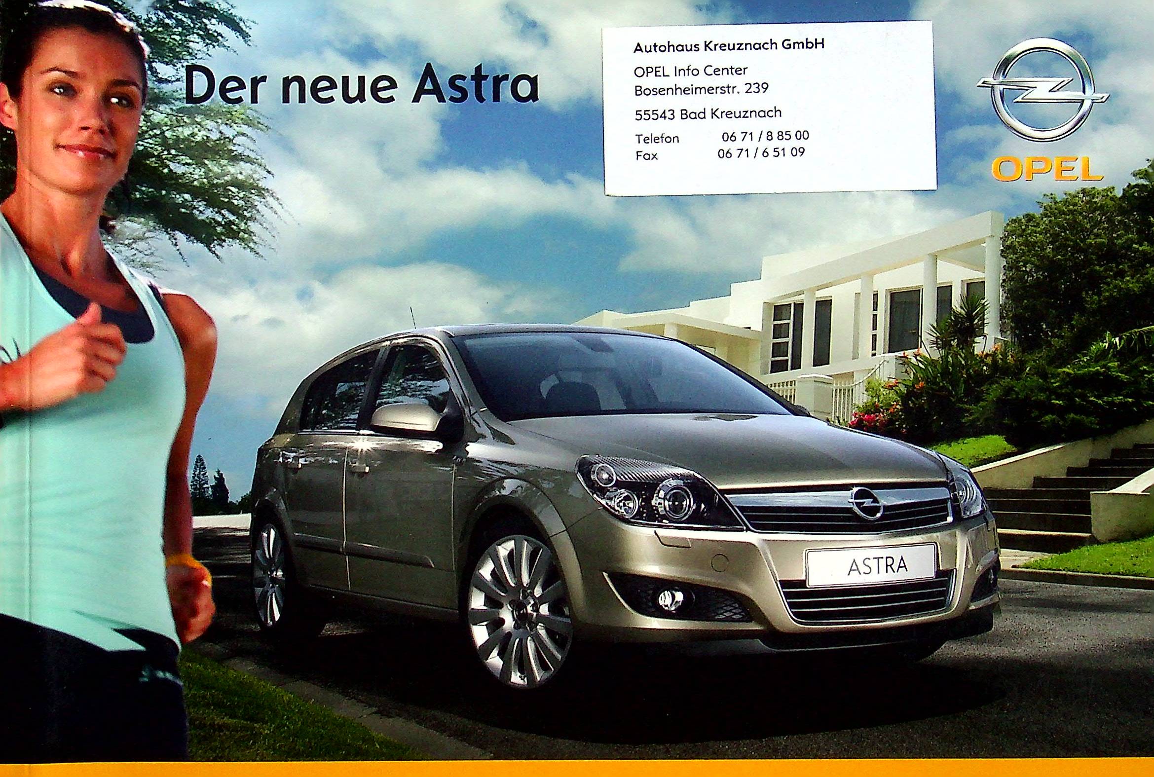 Opel Astra H Prospekt 03/2007