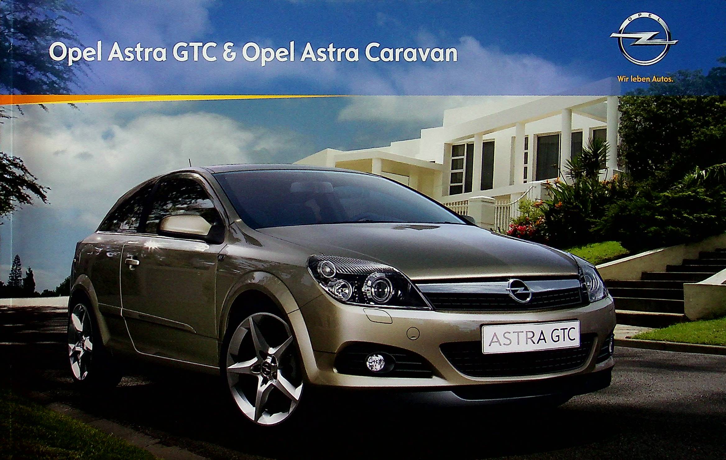 Opel Astra H GTC + Caravan Prospekt 01/2010