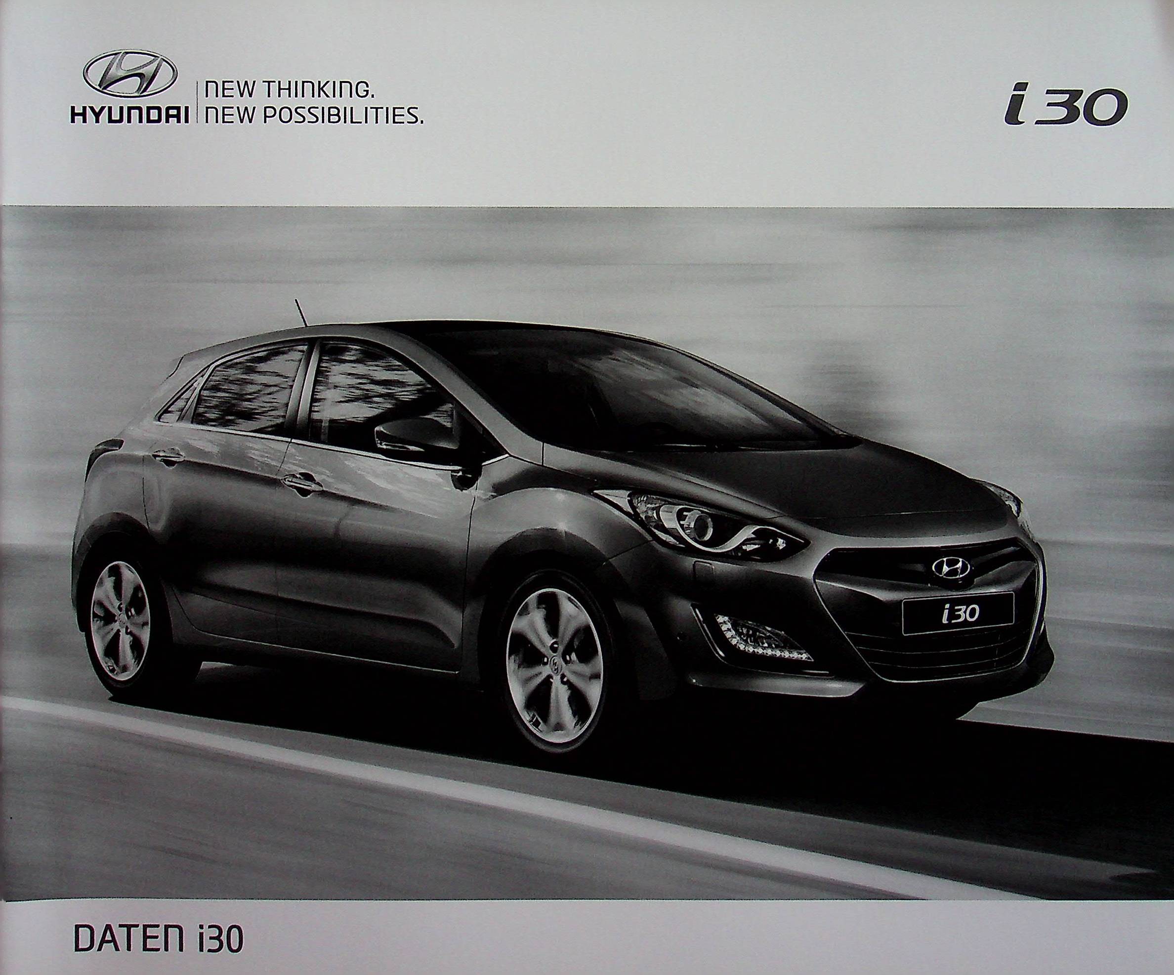 Hyundai i30 - Preisliste & Extras - Prospekt 10/2014