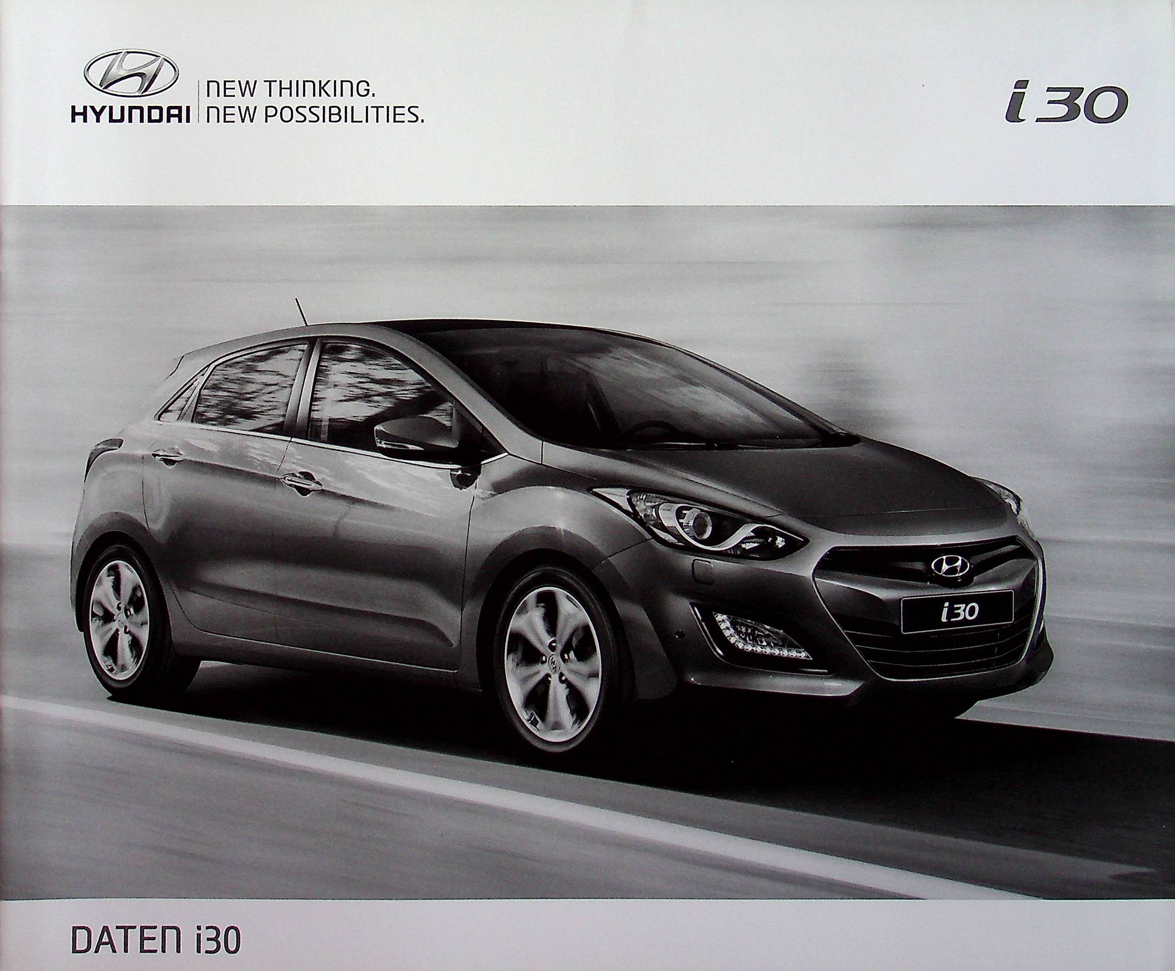 Hyundai i30 - Preisliste & Extras - Prospekt 10/2013