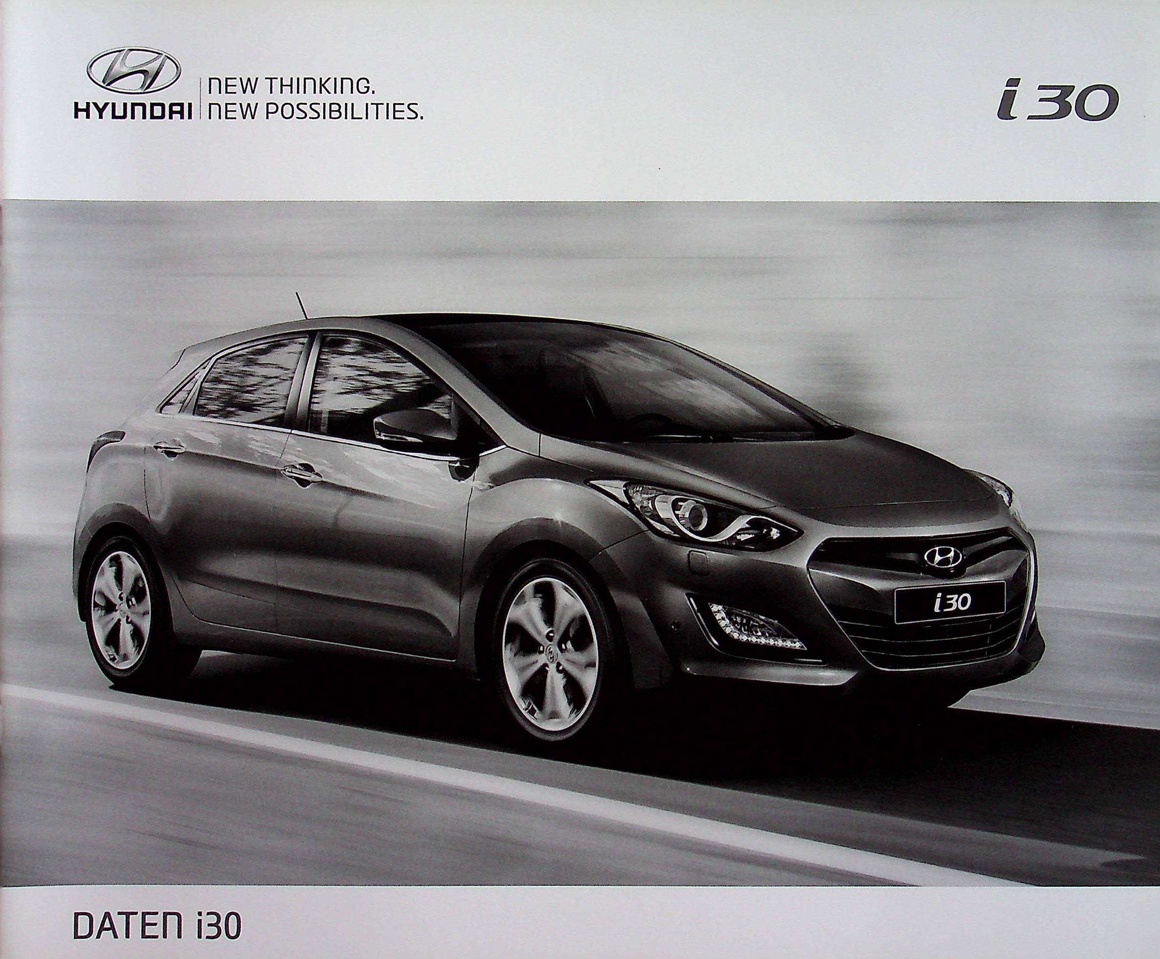 Hyundai i30 - Preisliste & Extras - Prospekt 03/2014