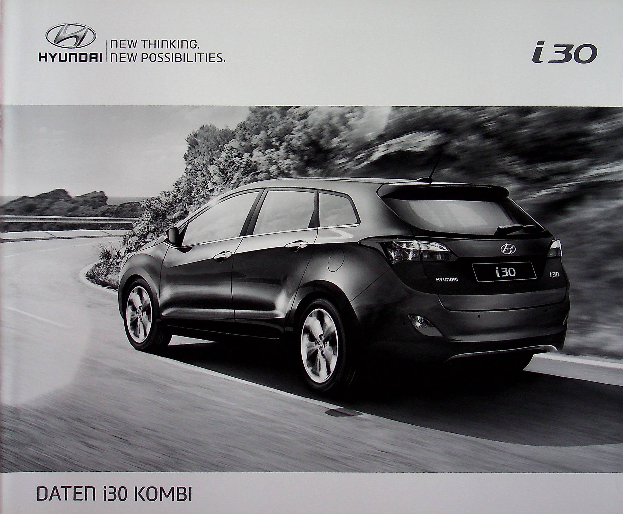 Hyundai i30 Kombi - Preisliste & Extras - Prospekt 02/2013