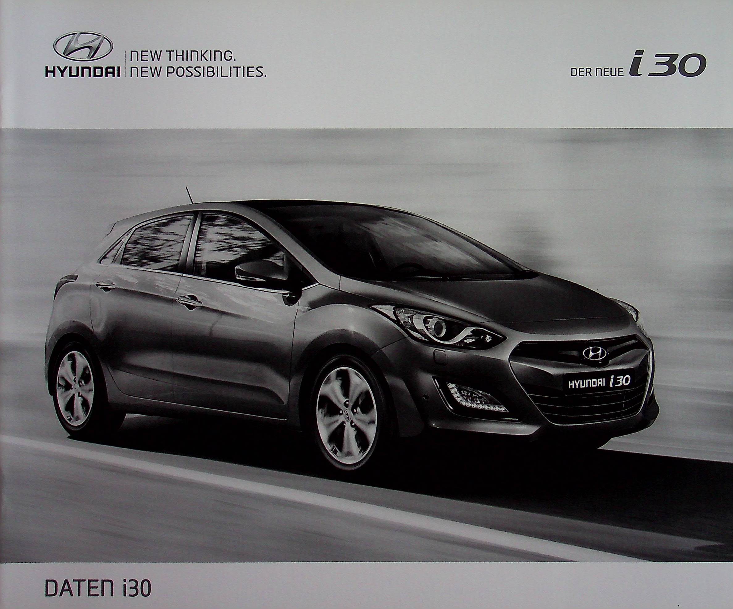 Hyundai i30 - Preisliste & Extras - Prospekt 04/2012