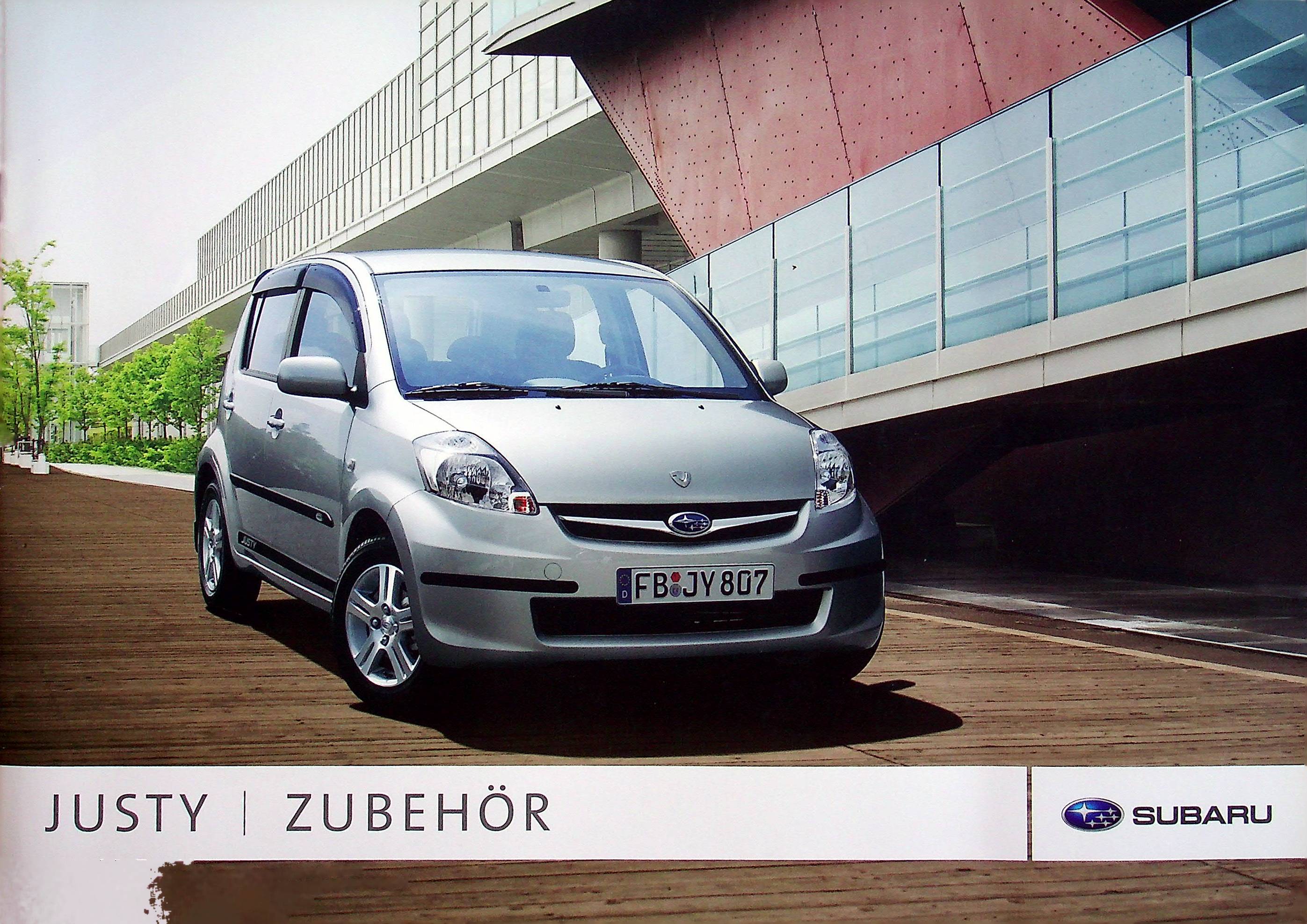 Subaru Justy - Zubehör - Prospekt 08/2007