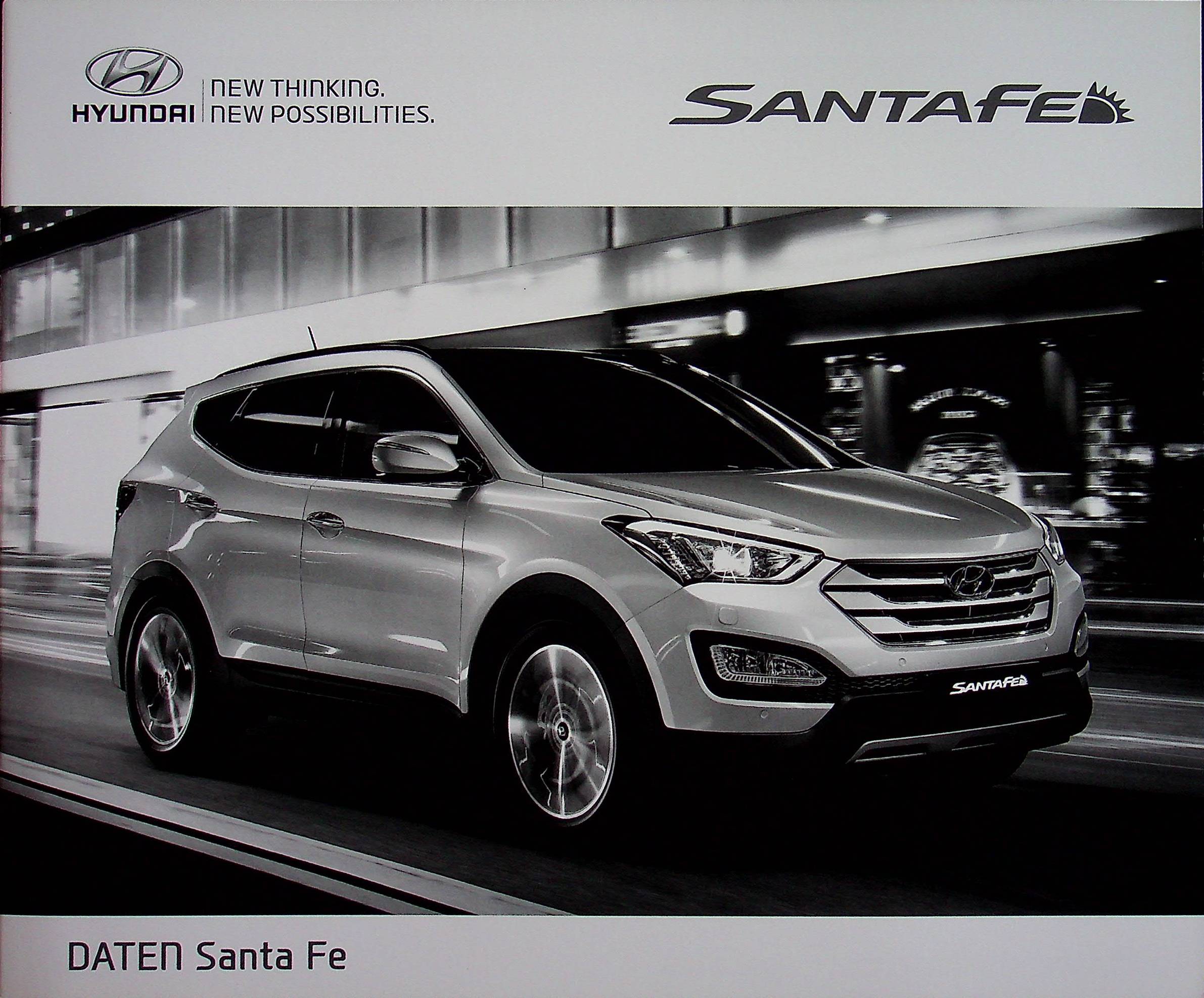 Hyundai Santa Fe - Preisliste & Extras - Prospekt 10/2014