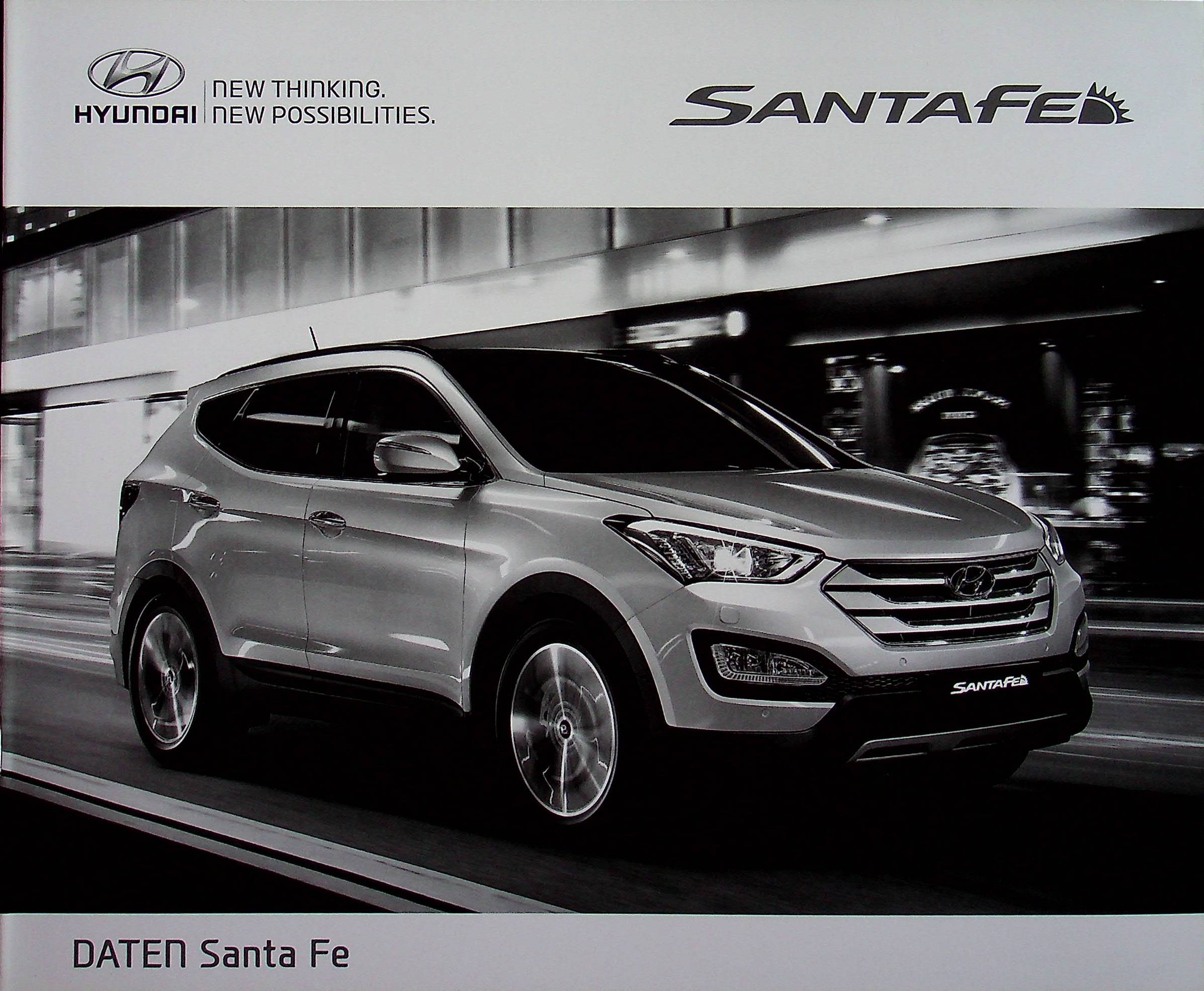 Hyundai Santa Fe - Preisliste & Extras - Prospekt 08/2013