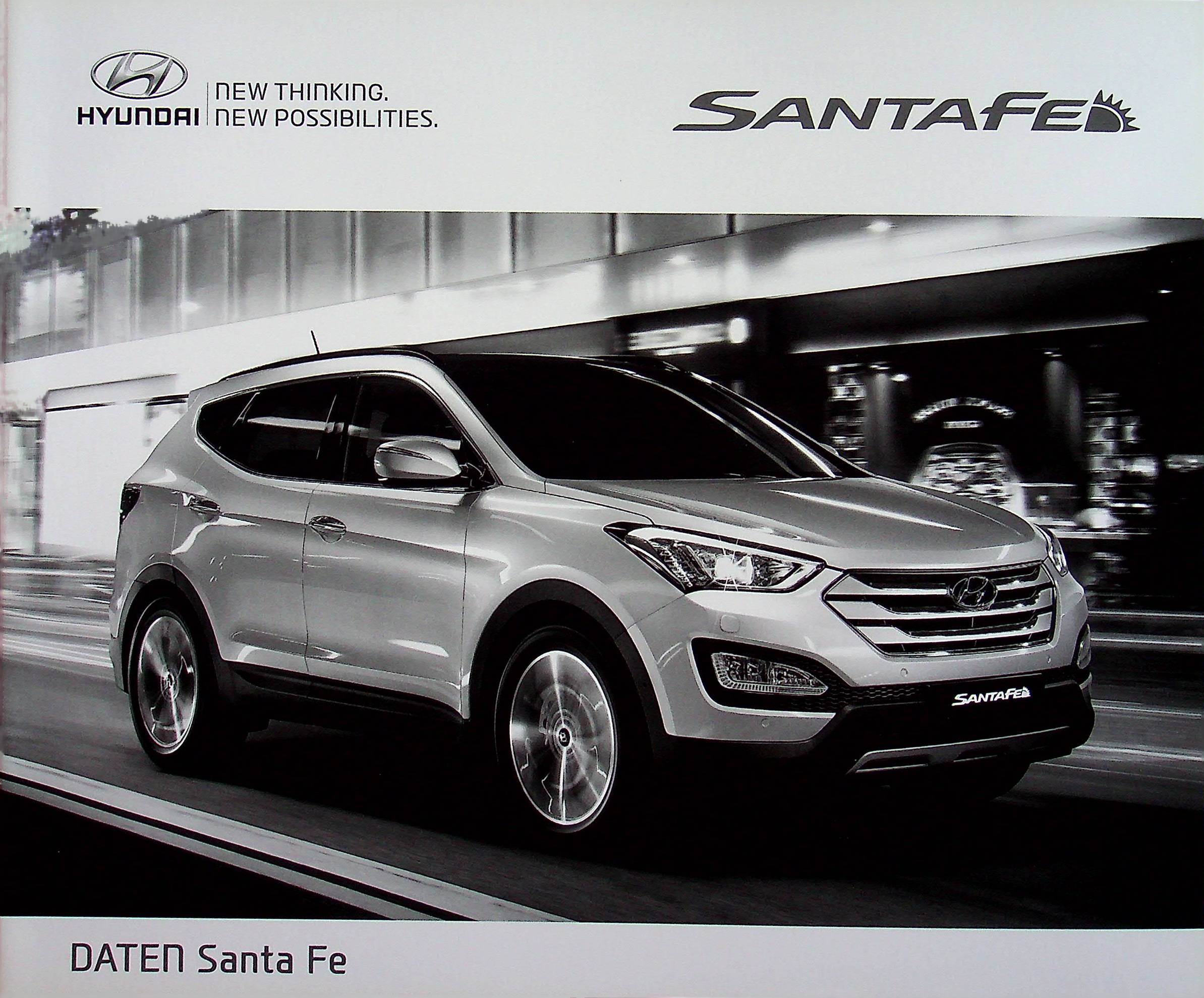 Hyundai Santa Fe - Preisliste & Extras - Prospekt 03/2014