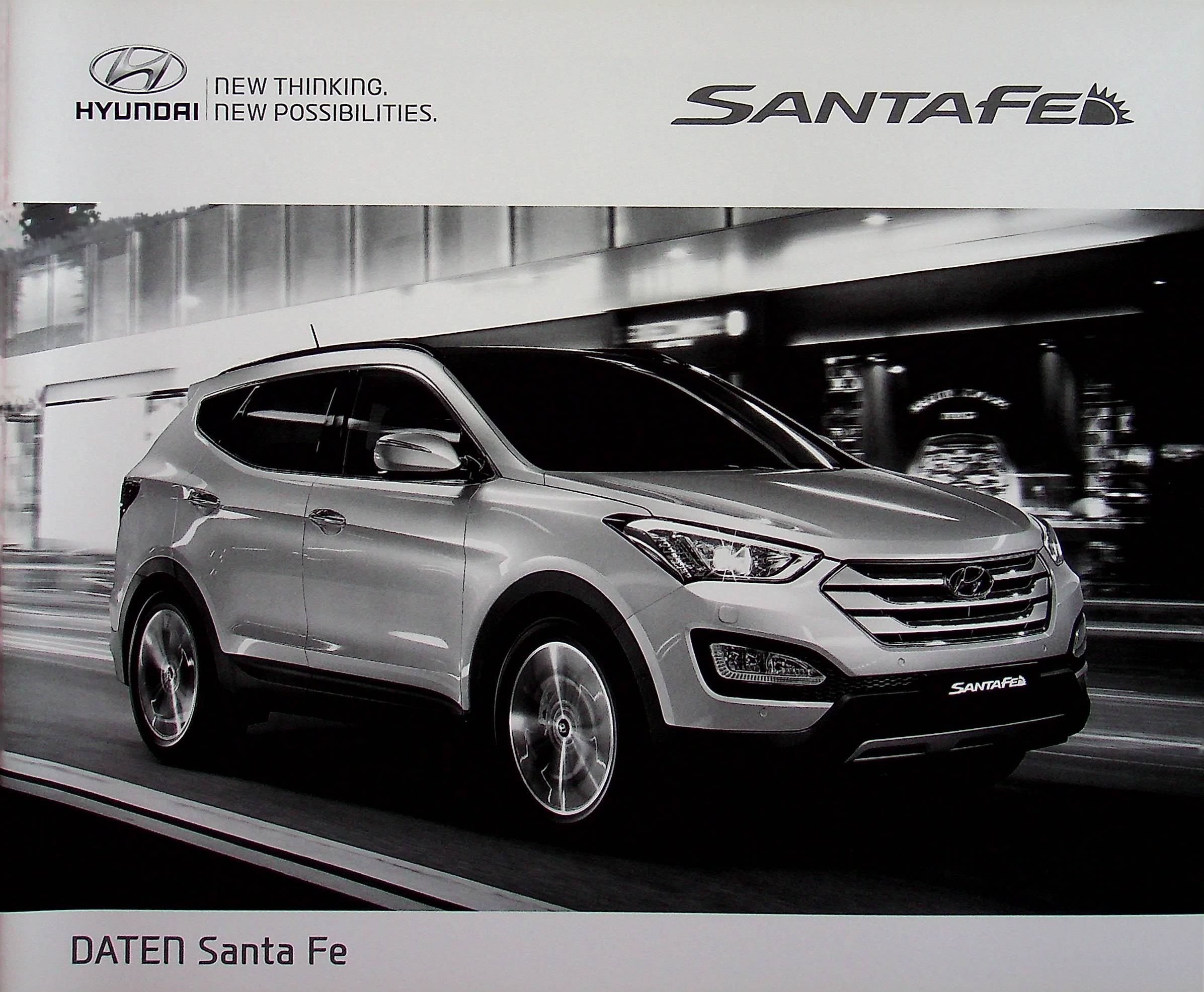 Hyundai Santa Fe - Preisliste & Extras - Prospekt 04/2013