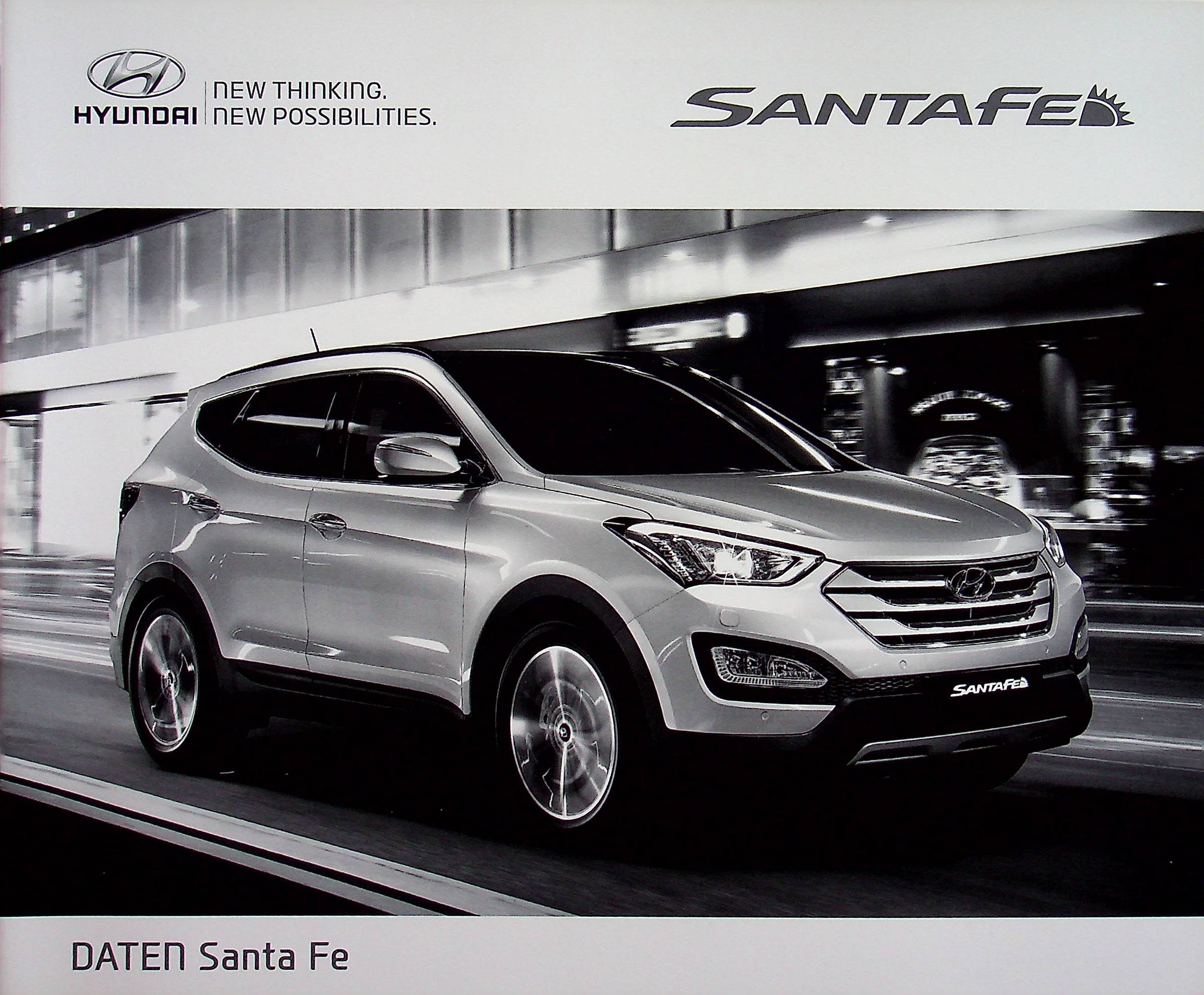 Hyundai Santa Fe - Preisliste & Extras - Prospekt 10/2012