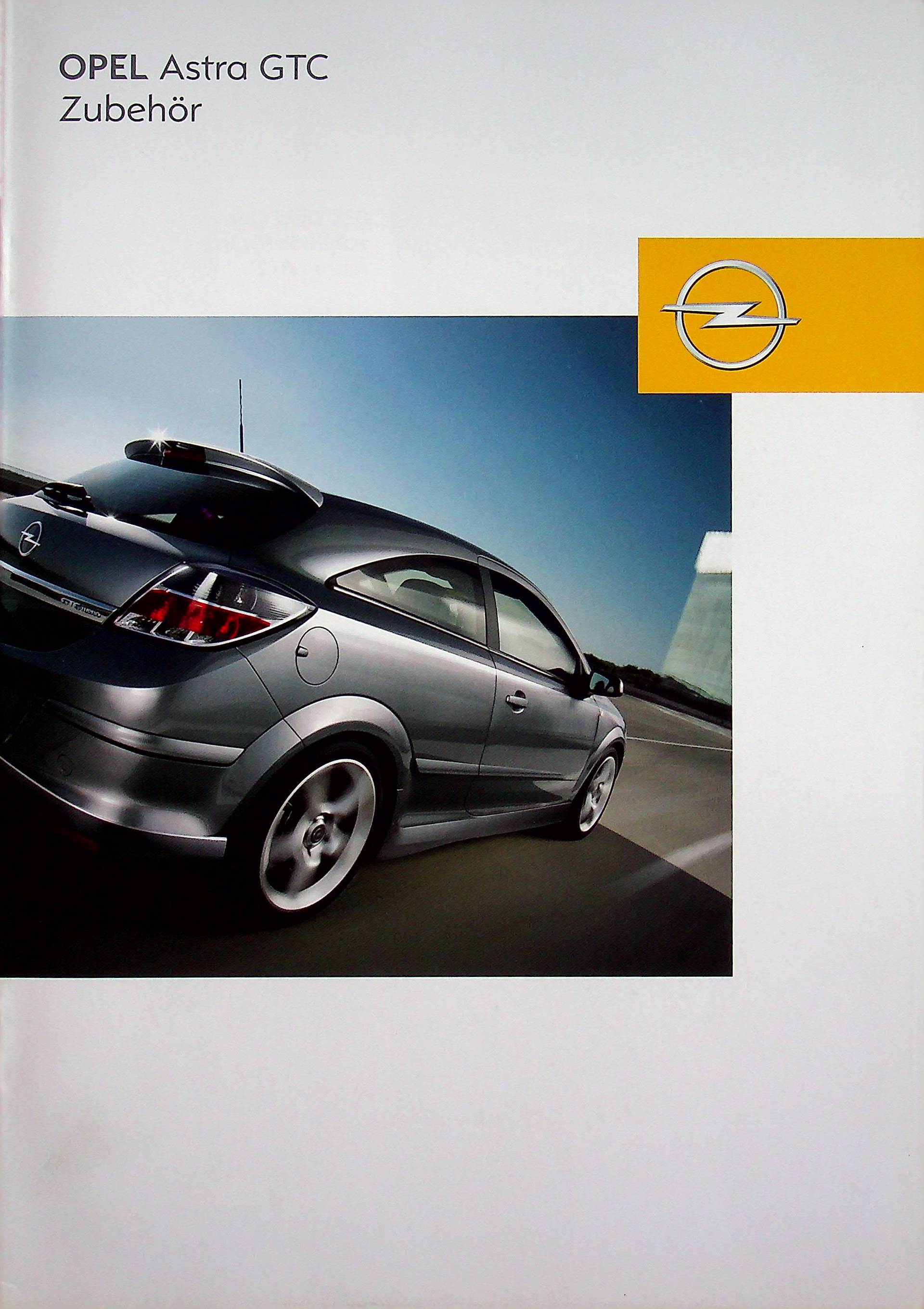 Opel Astra H GTC - Zubehör - Prospekt 01/2005