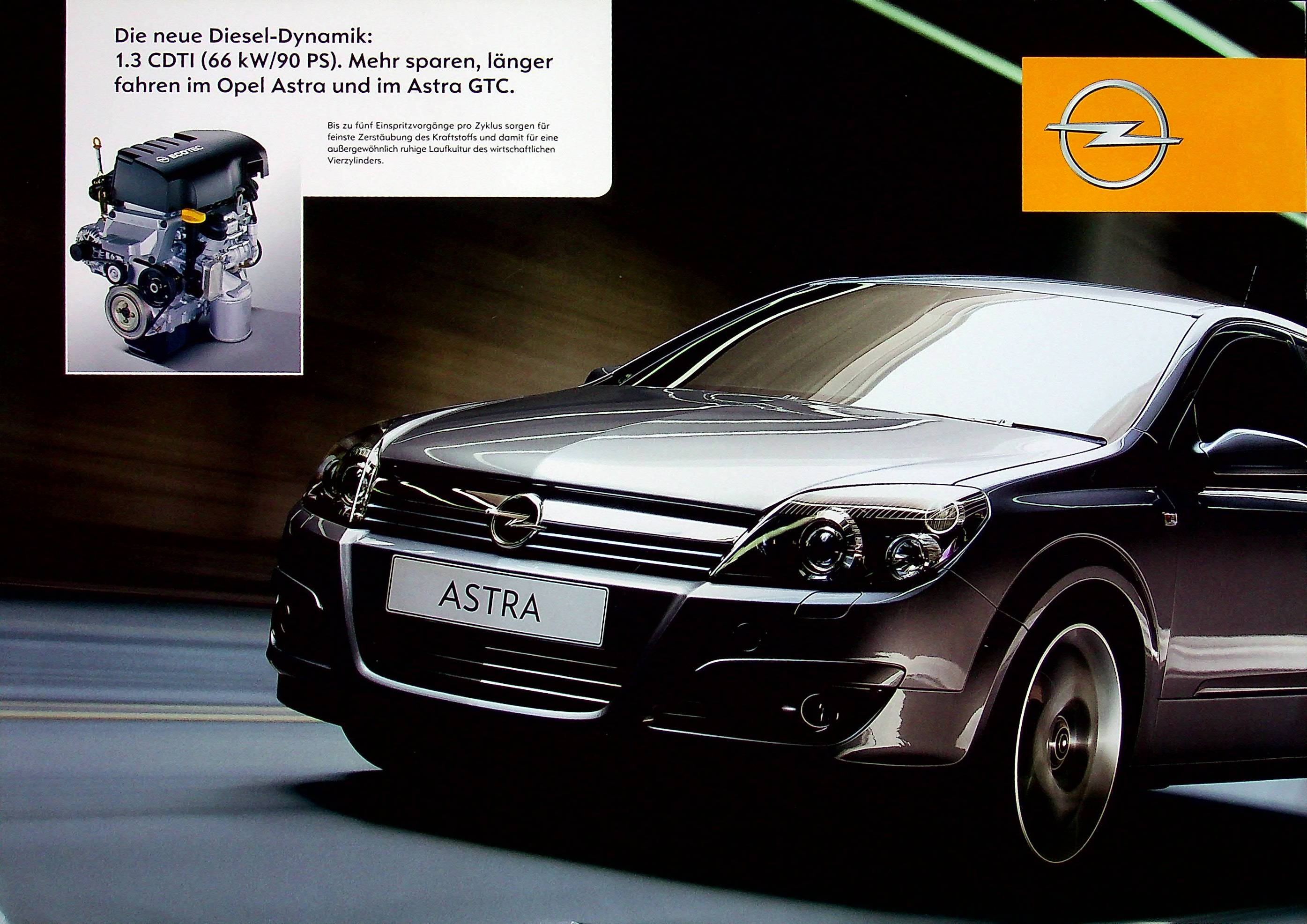Opel Astra H 1.3 CDTi Prospekt 03/2005