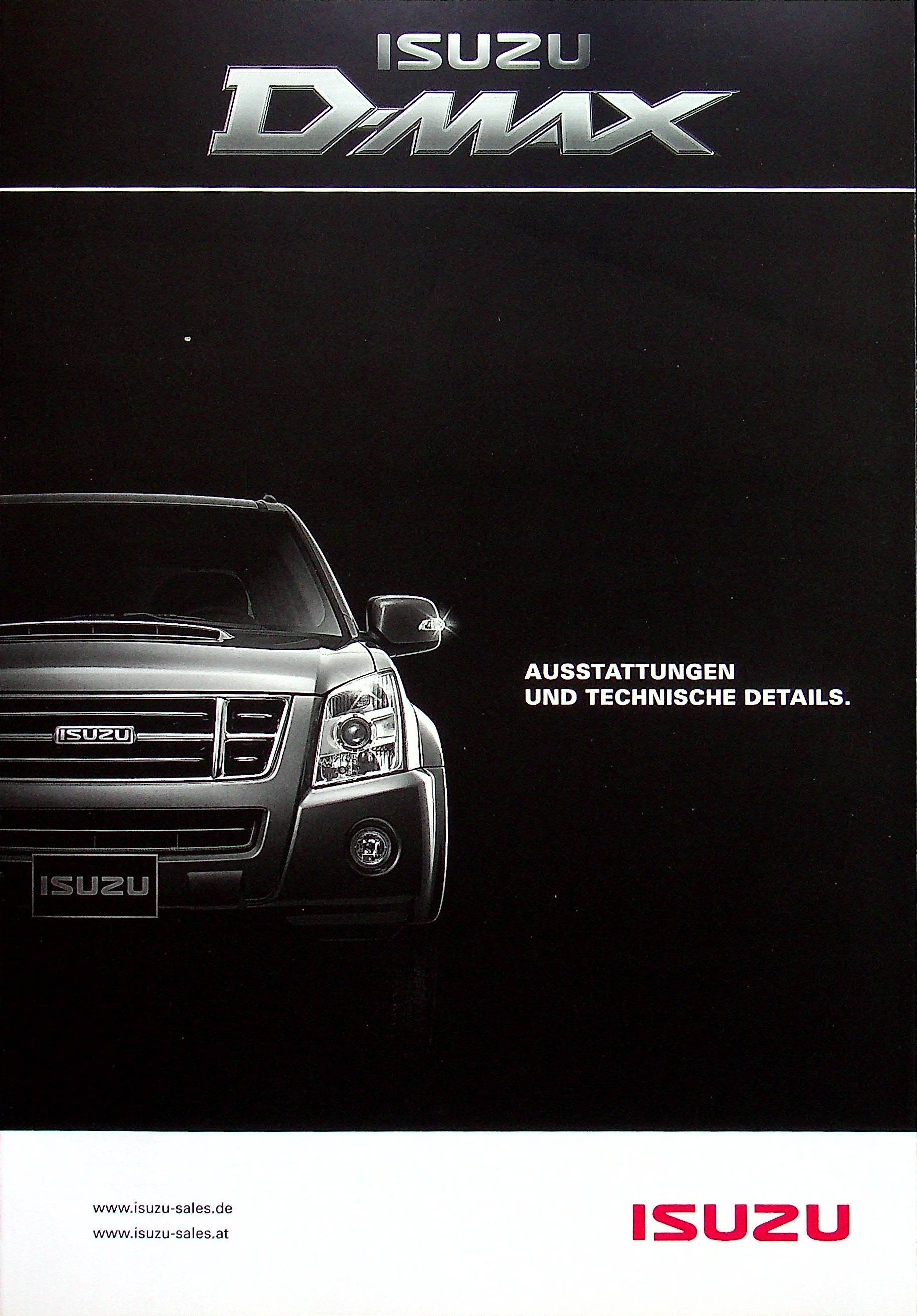 Isuzu D-Max - technische Daten & Ausstattungen - Prospekt 200?