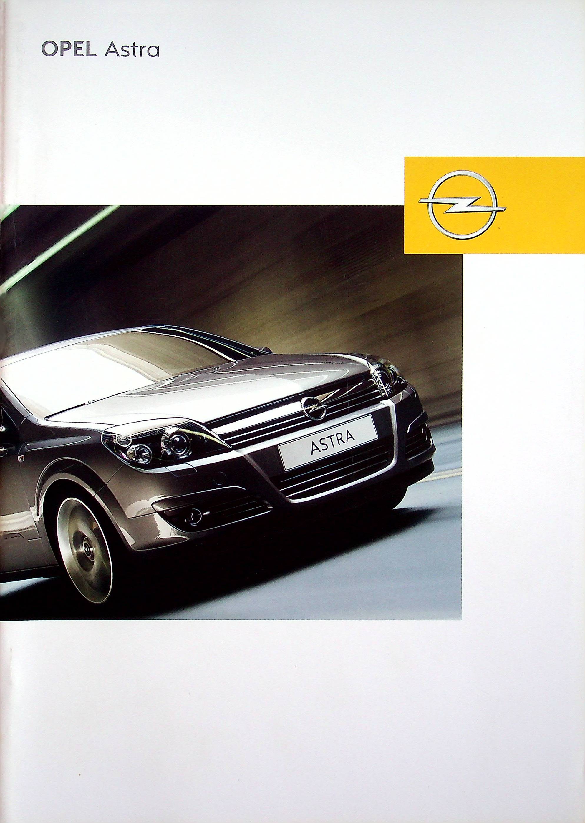 Opel Astra H Prospekt 12/2004
