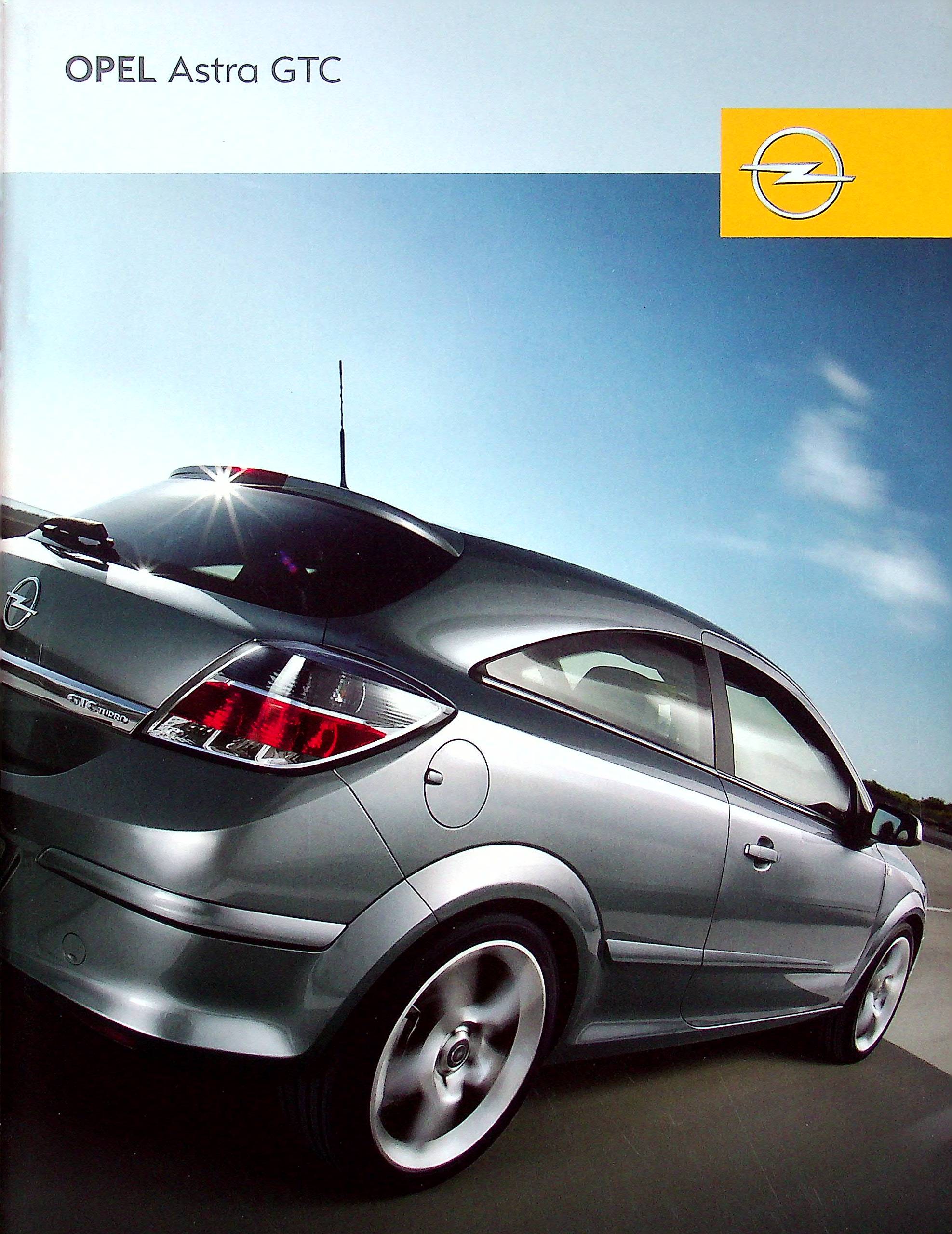 Opel Astra H GTC Prospekt 07/2005
