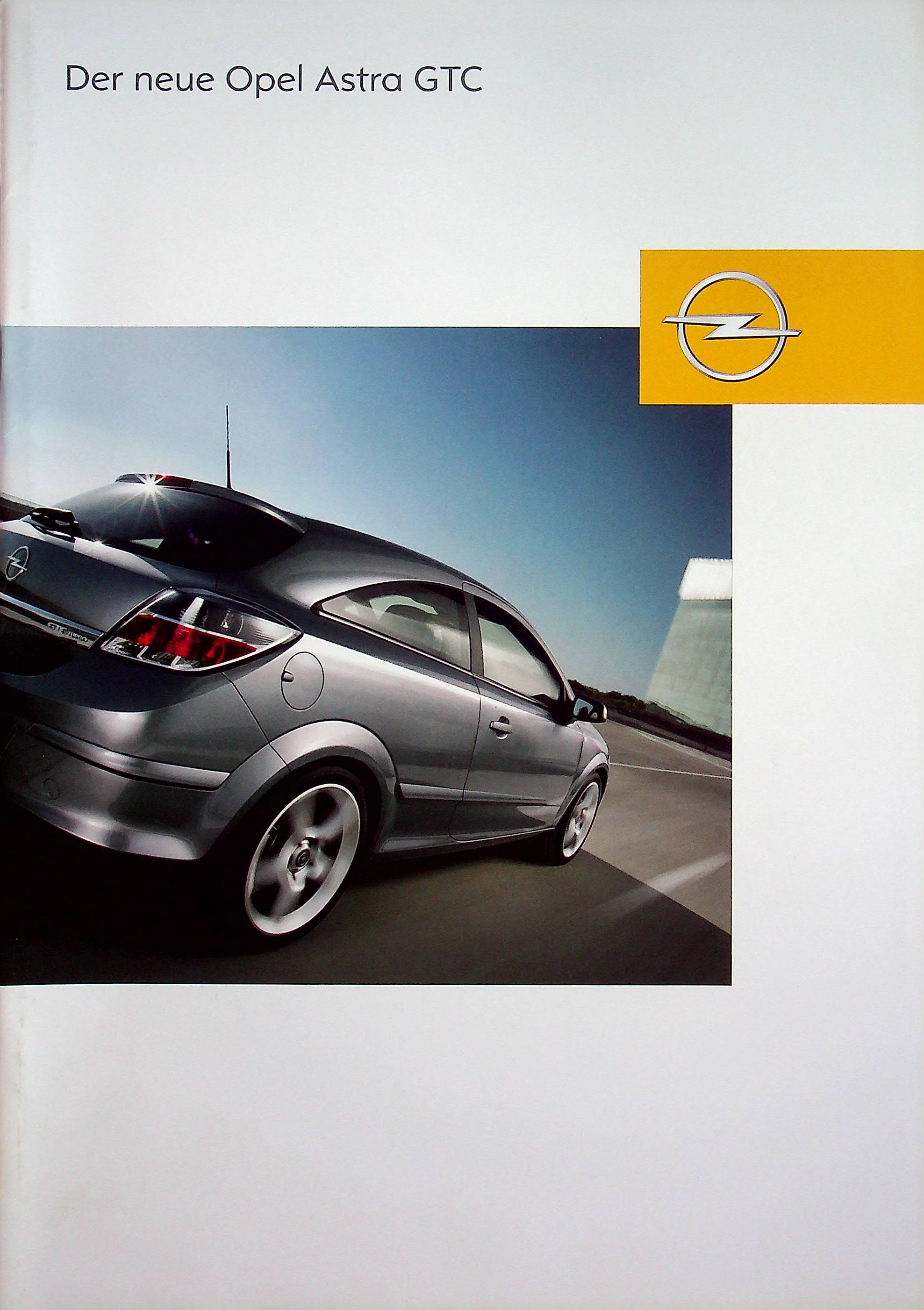 Opel Astra H GTC Prospekt 02/2005