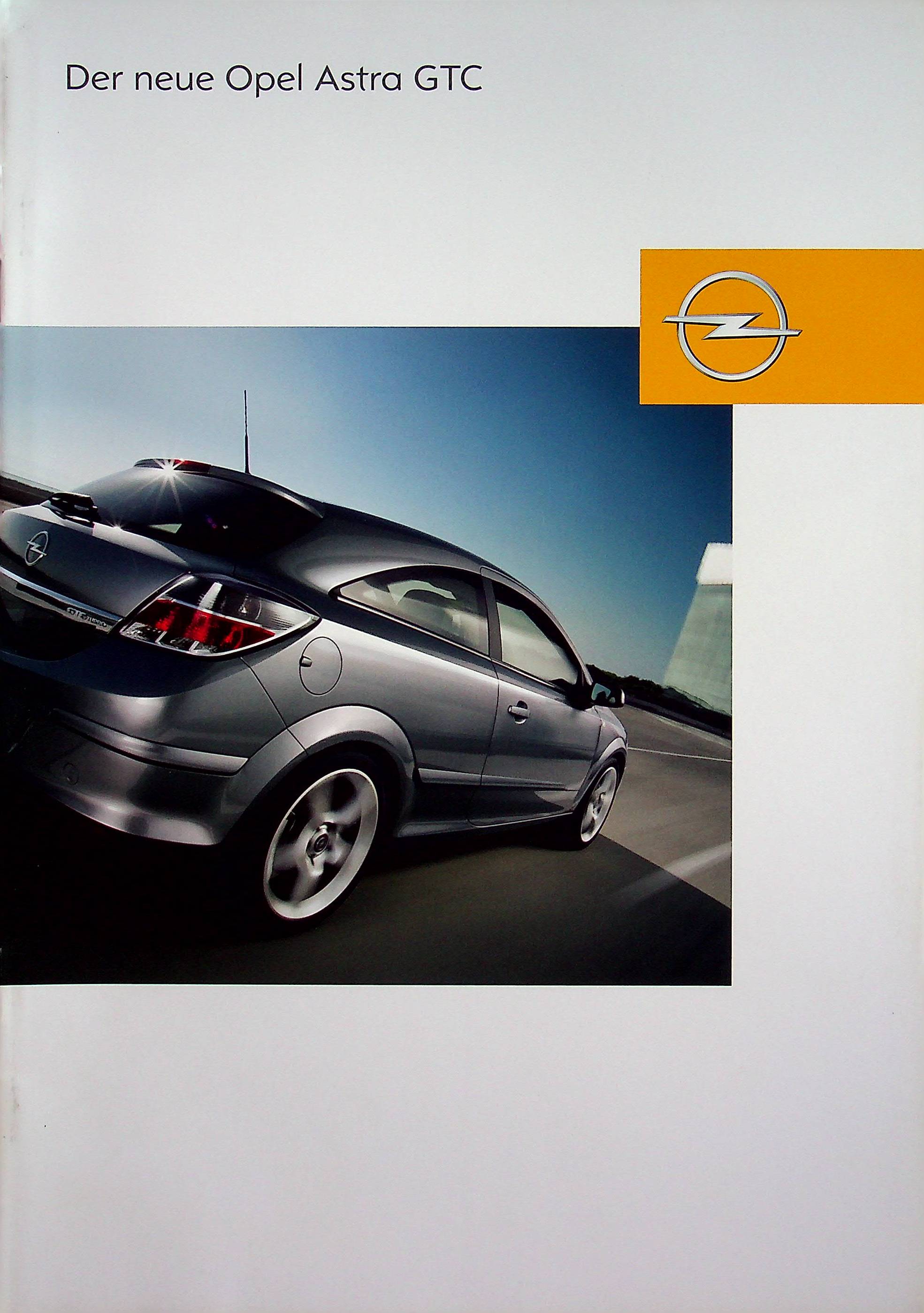 Opel Astra H GTC Prospekt 01/2005