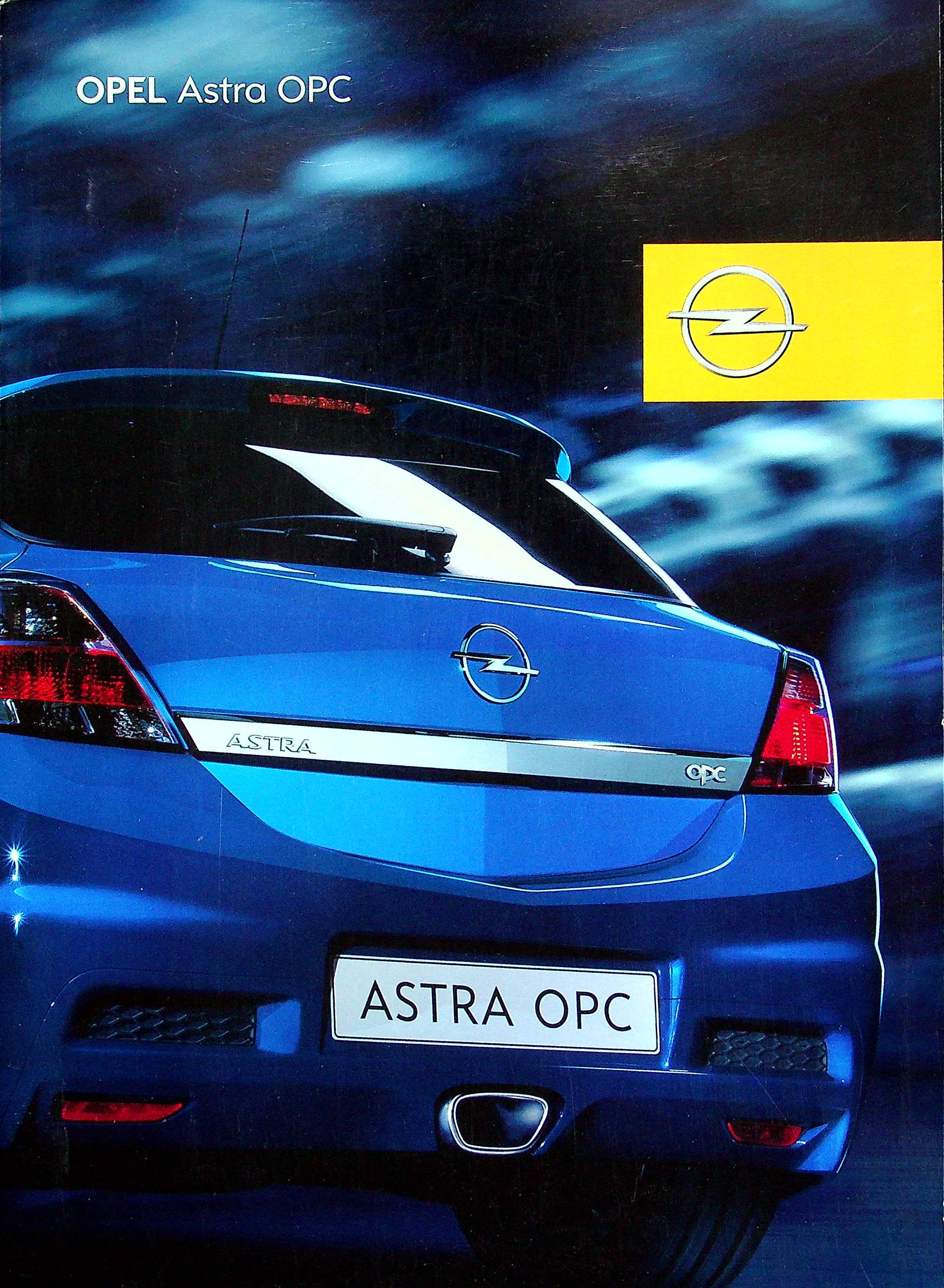 Opel Astra OPC Prospekt 03/2005