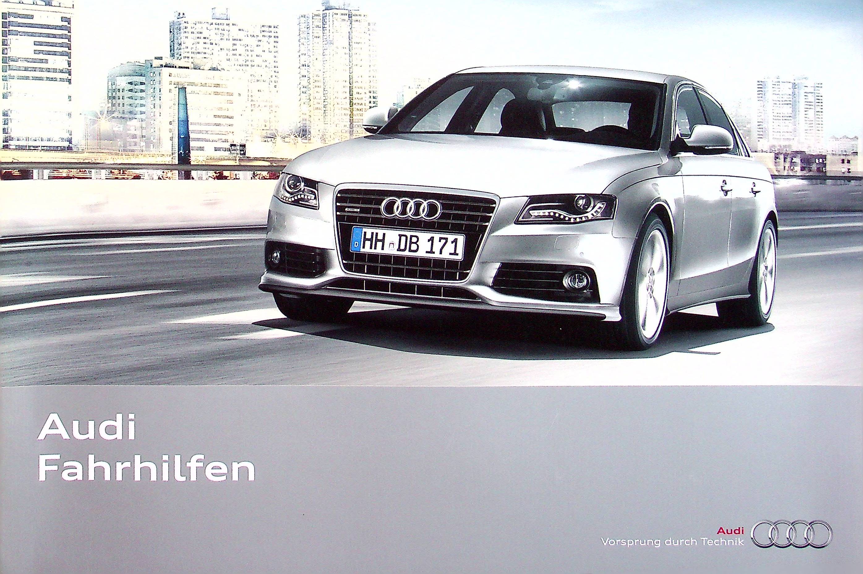 Audi A3 - Q5 - Fahrhilfen - Prospekt 04/2010