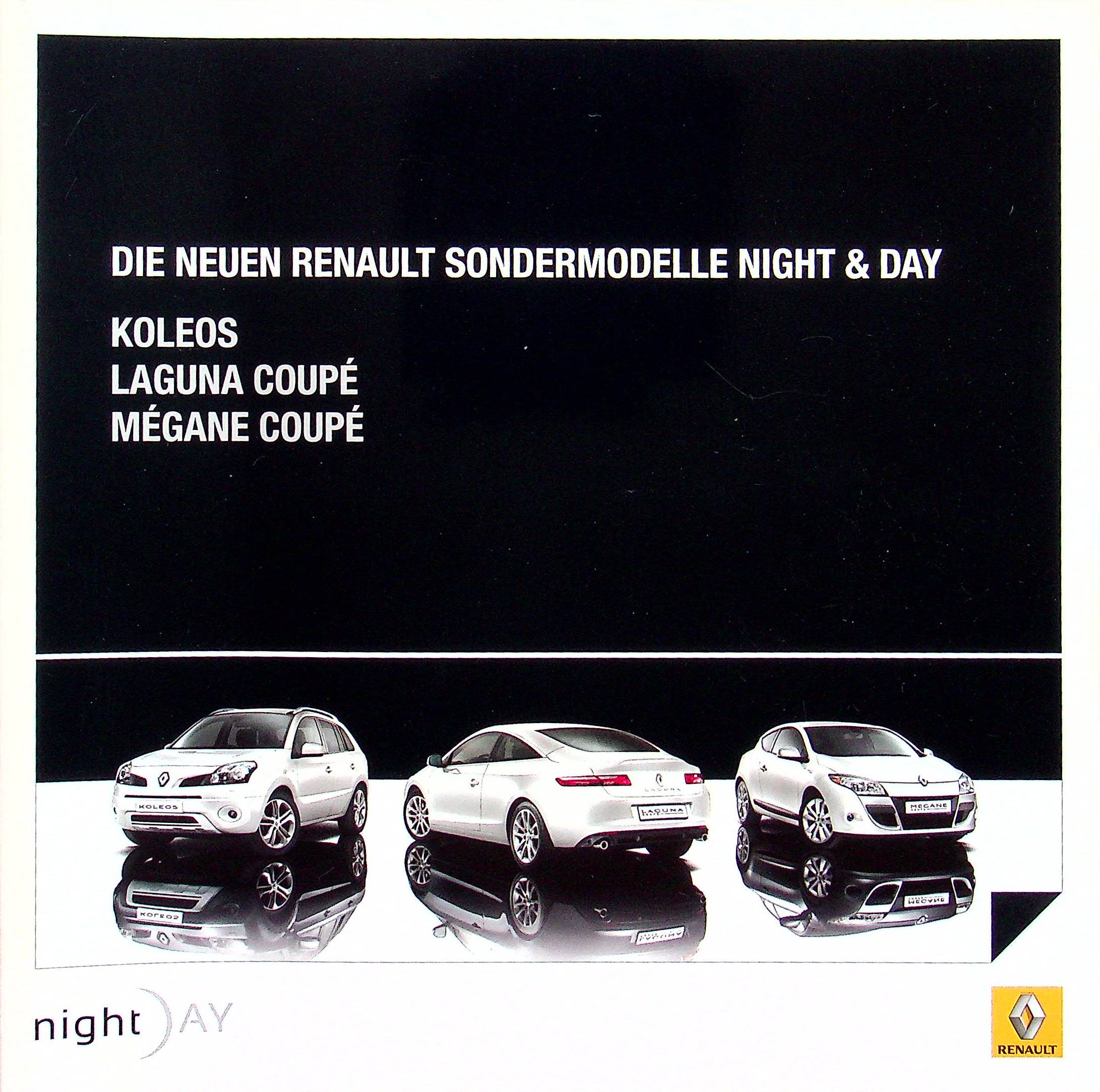 Renault Koleos Laguna Coupe - Night & Day - Prospekt 09/2009