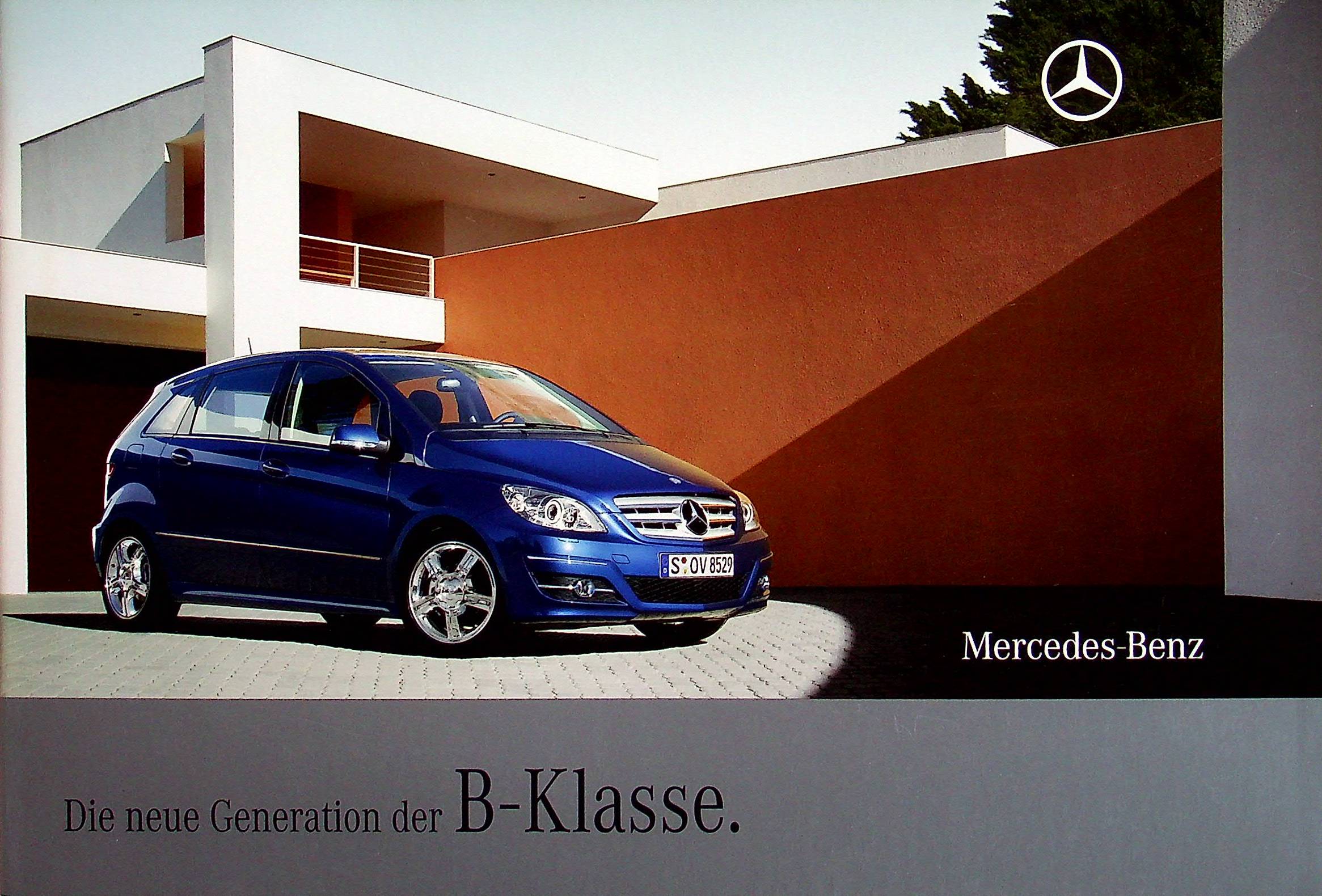 Mercedes B-Klasse Prospekt 11/2007