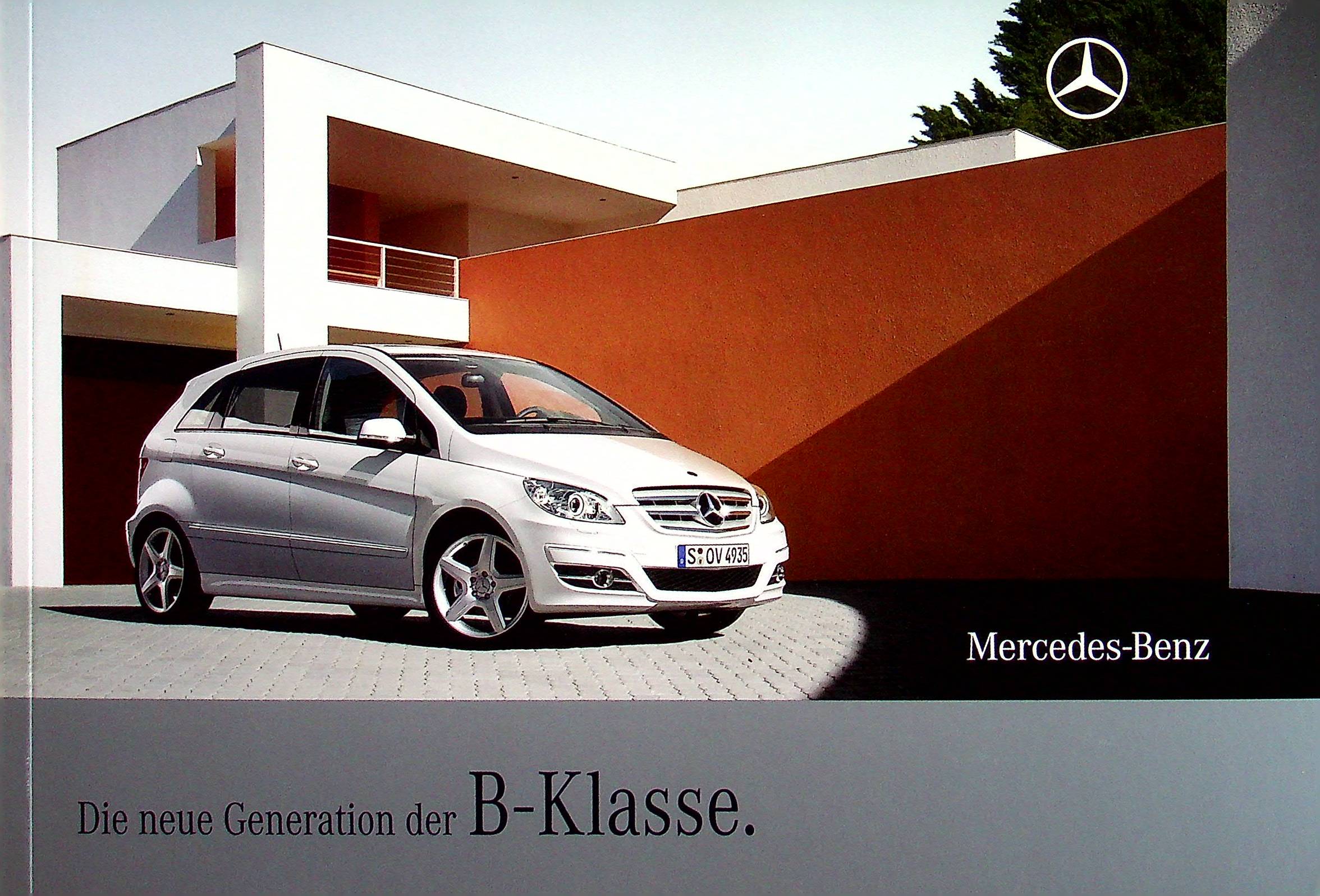 Mercedes B-Klasse Prospekt 01/2008