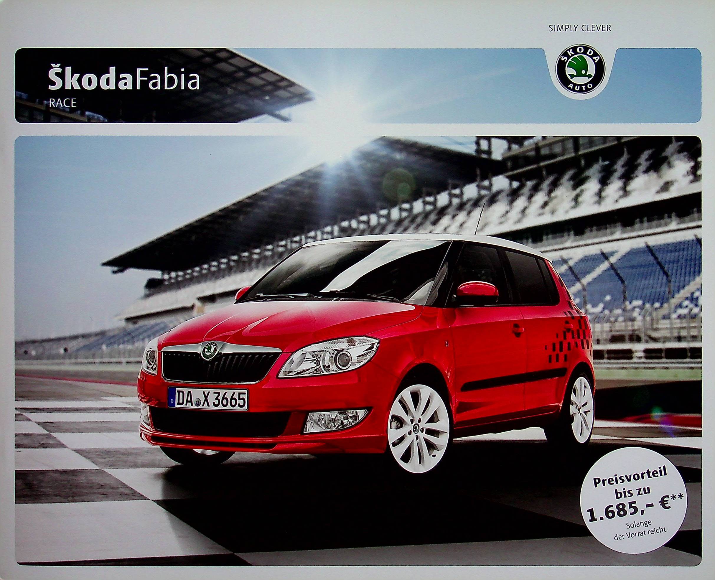 Skoda Fabia - Race - Prospekt 08/2010