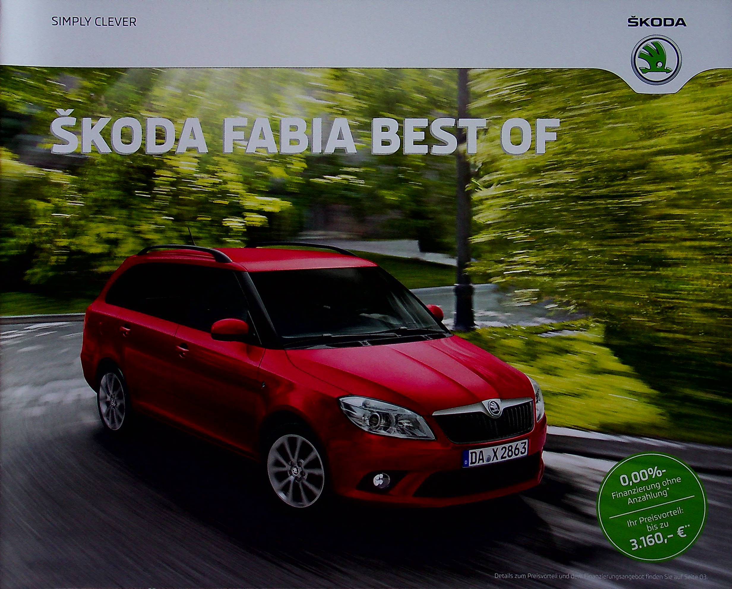 Skoda Fabia - Best of - Prospekt 03/2014