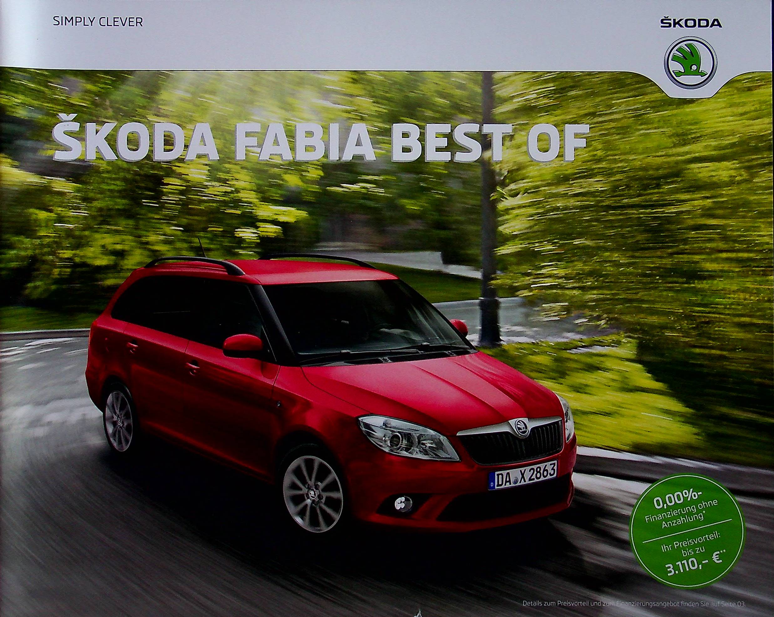 Skoda Fabia - Best of - Prospekt 05/2014