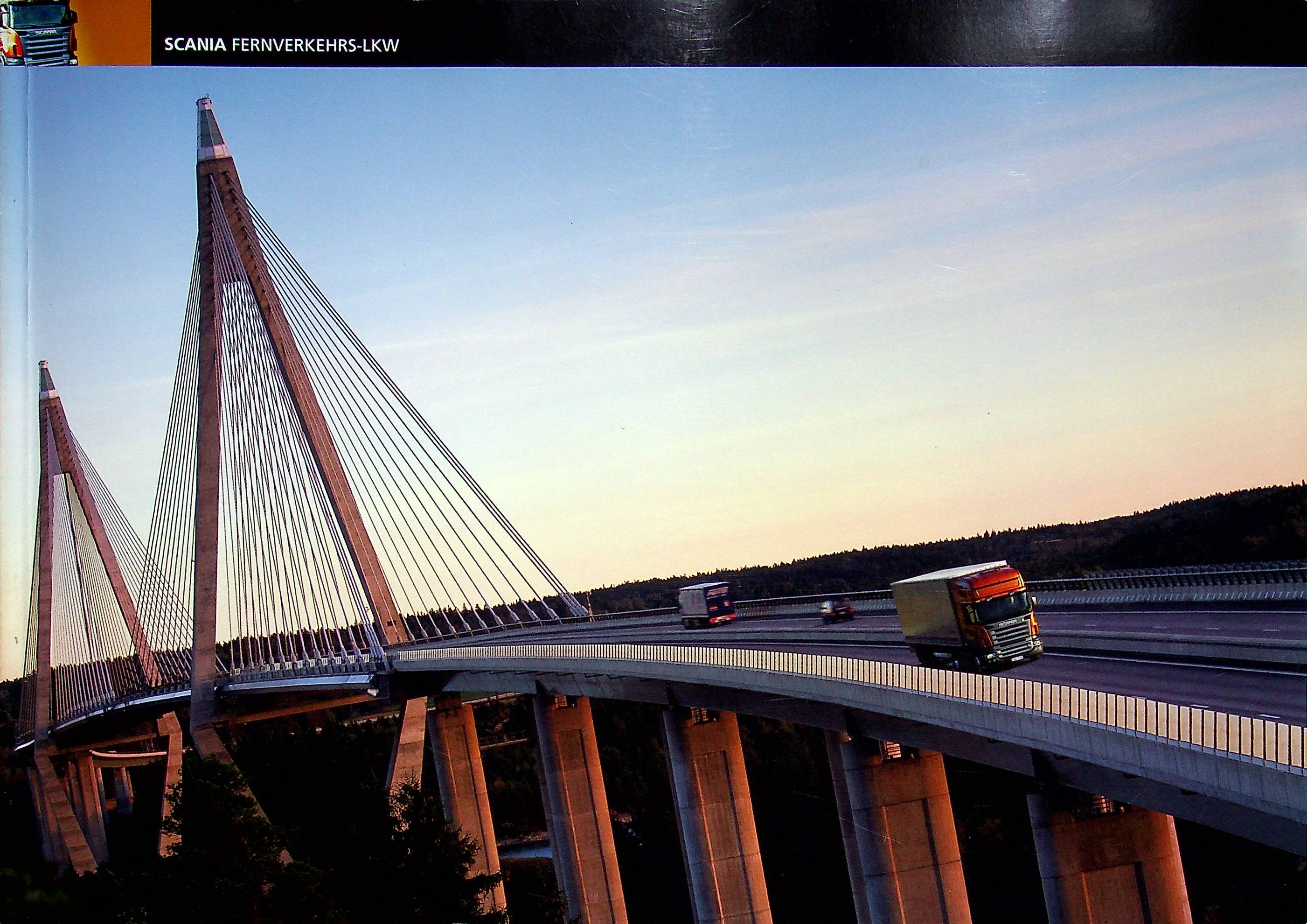 Scania LKW - Fernverkehr - Prospekt 2004