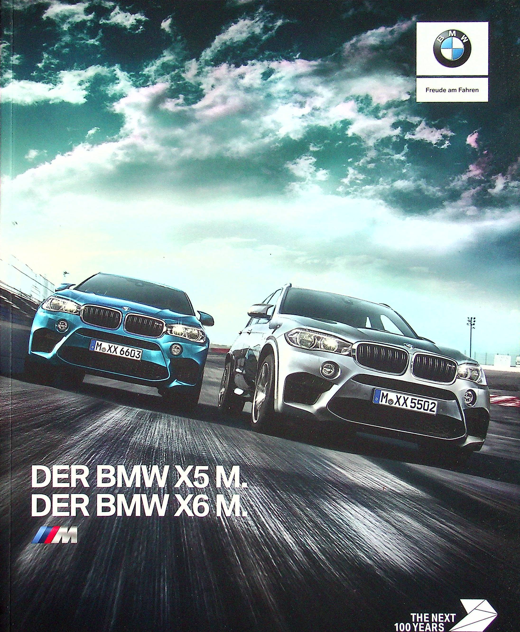 BMW X5 M + X6 M Prospekt 02/2017