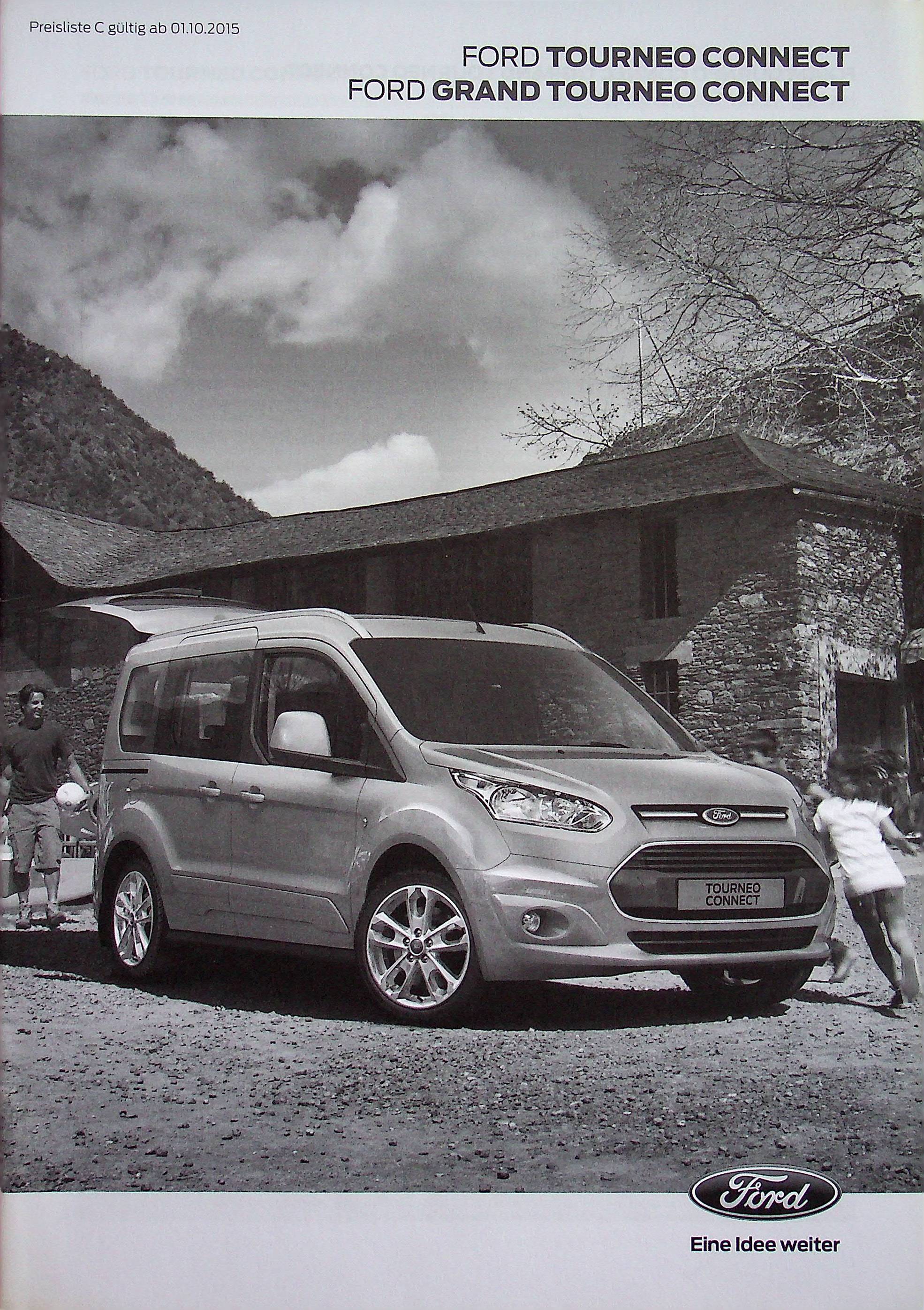 Ford Tourneo Connect - Preisliste & Extras - Prospekt 10/2015