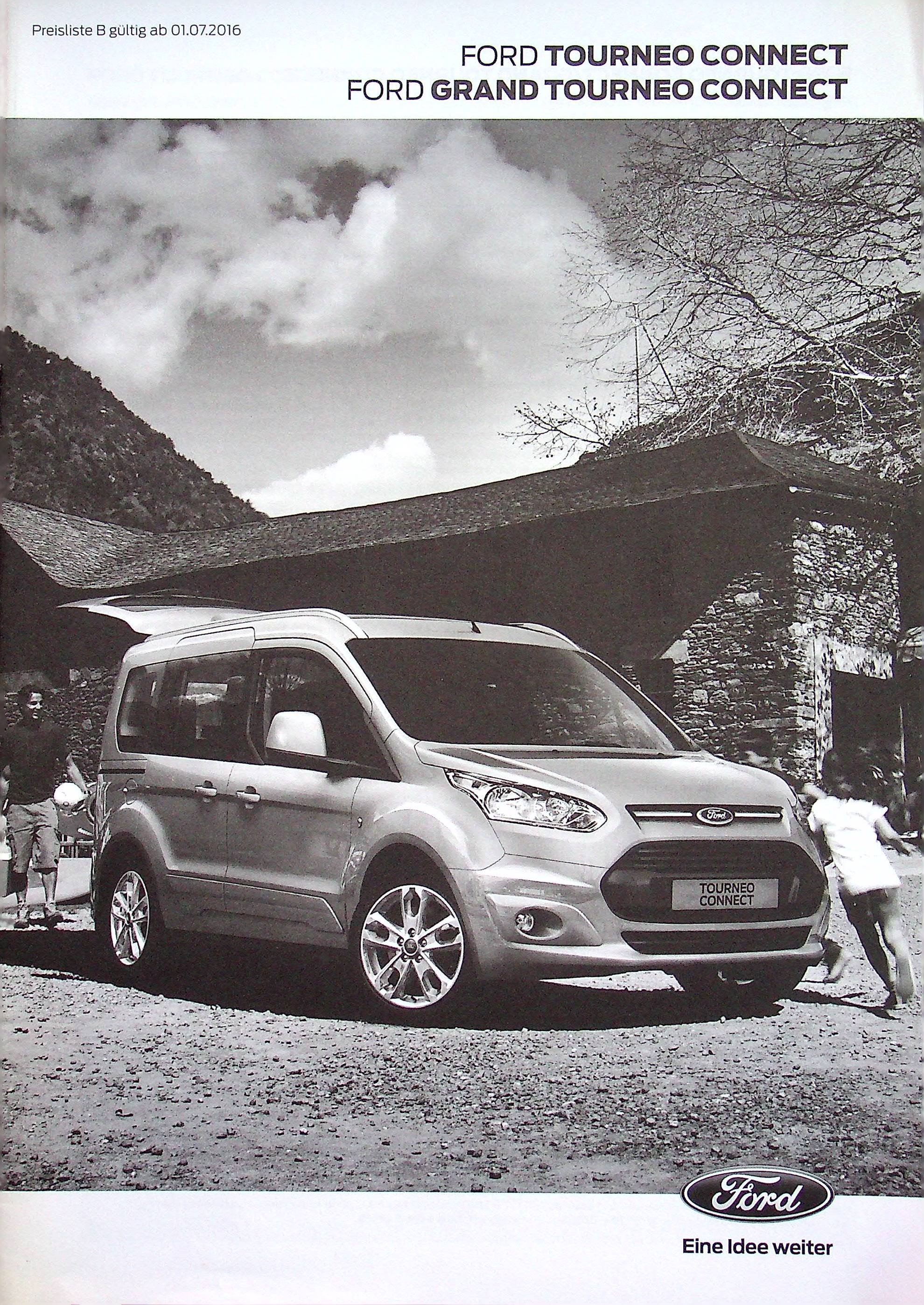 Ford Tourneo Connect - Preisliste & Extras - Prospekt 07/2015