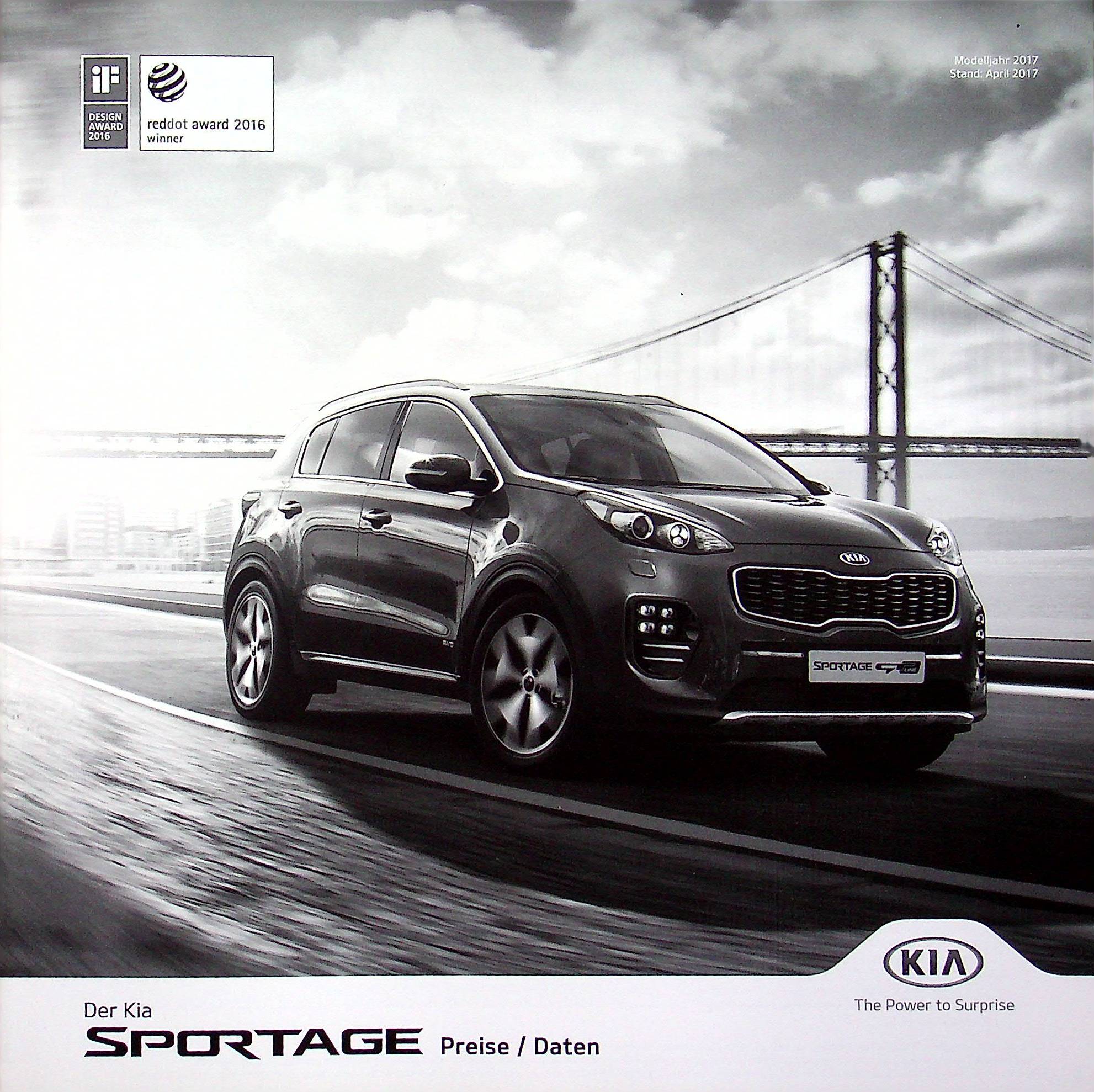 Kia Sportage - Preisliste & Extras - Prospekt 04/2017