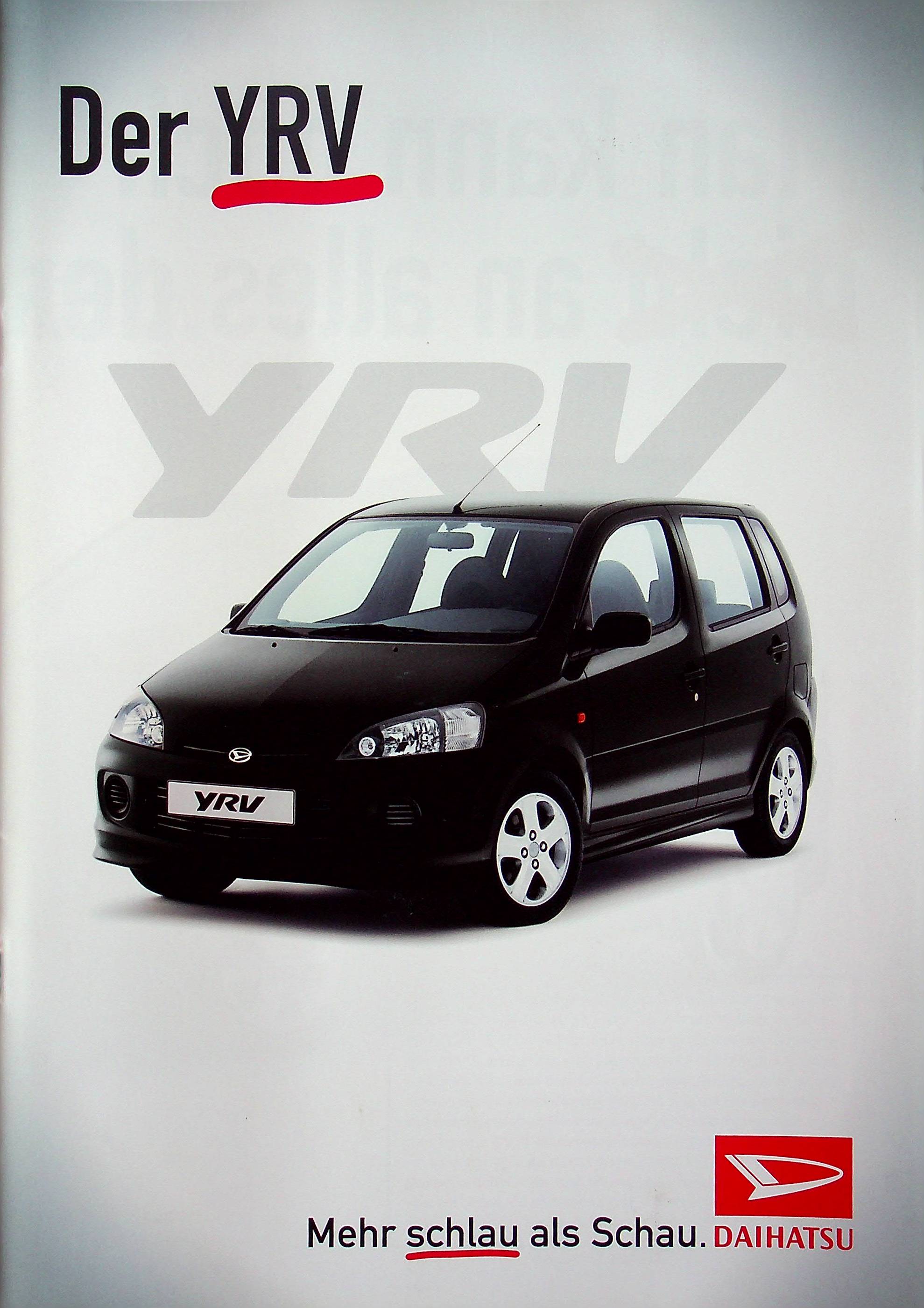 Daihatsu YRV Prospekt 10/2002