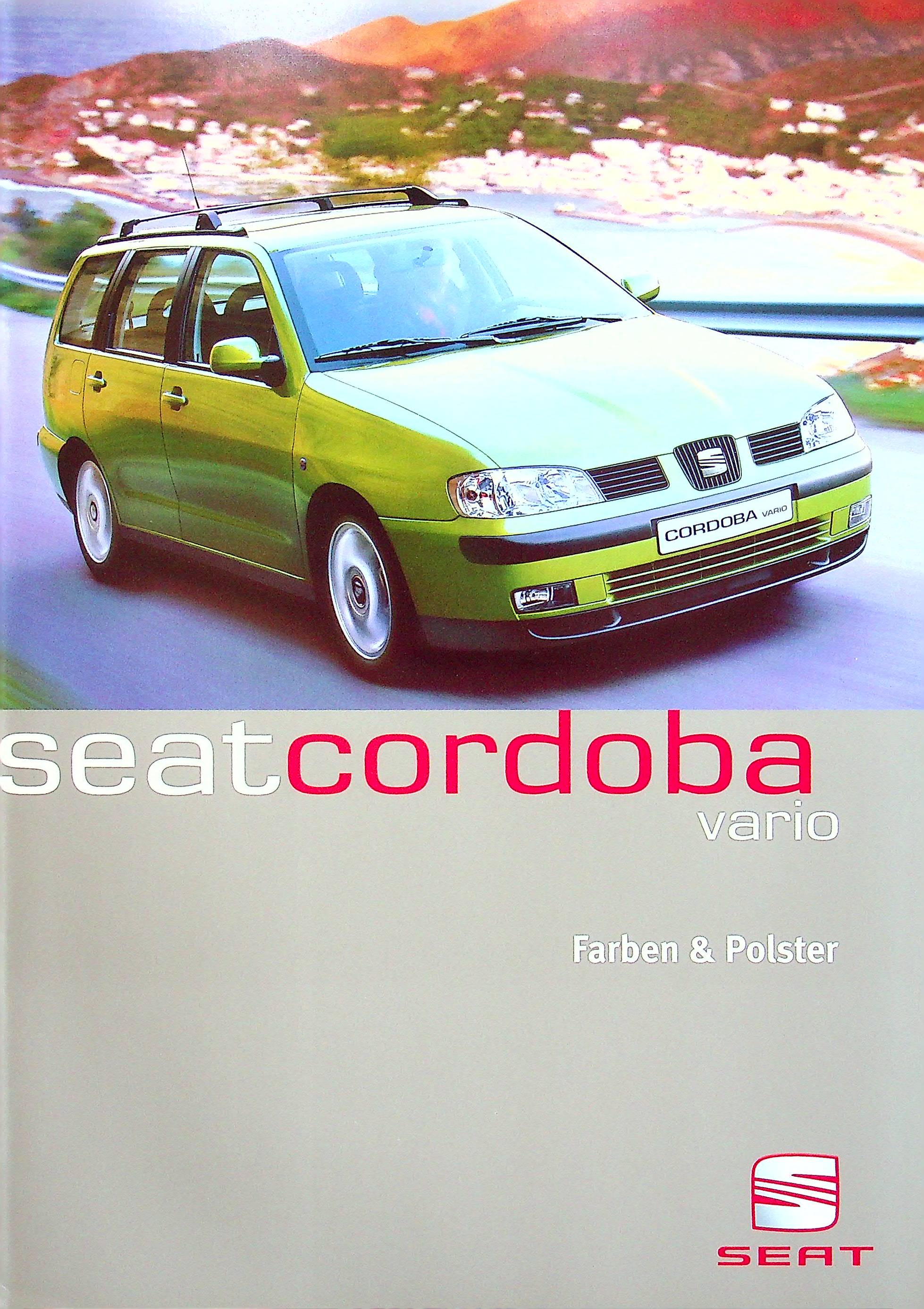 Seat Cordoba Vario - Farben & Polster - Prospekt 08/1999