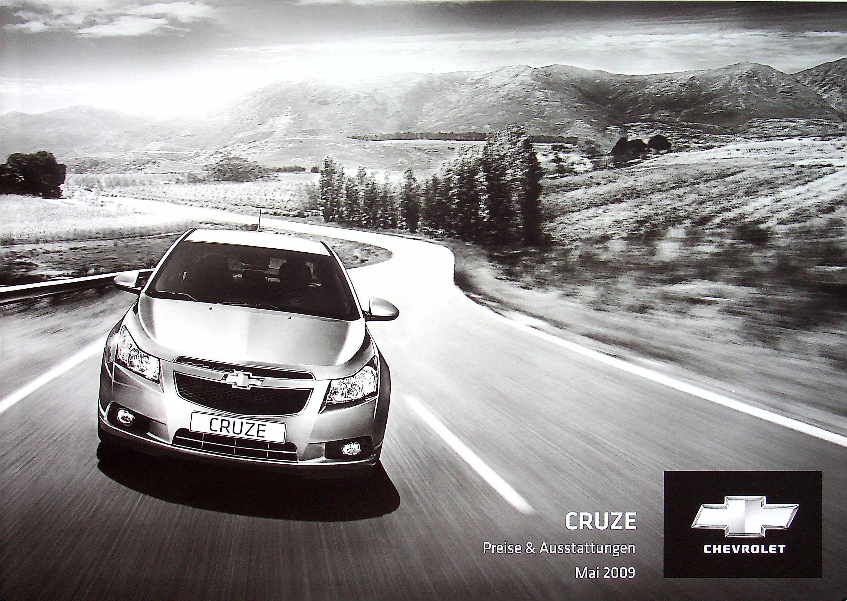 Chevrolet Cruze - Preisliste & Extras - Prospekt 05/2009