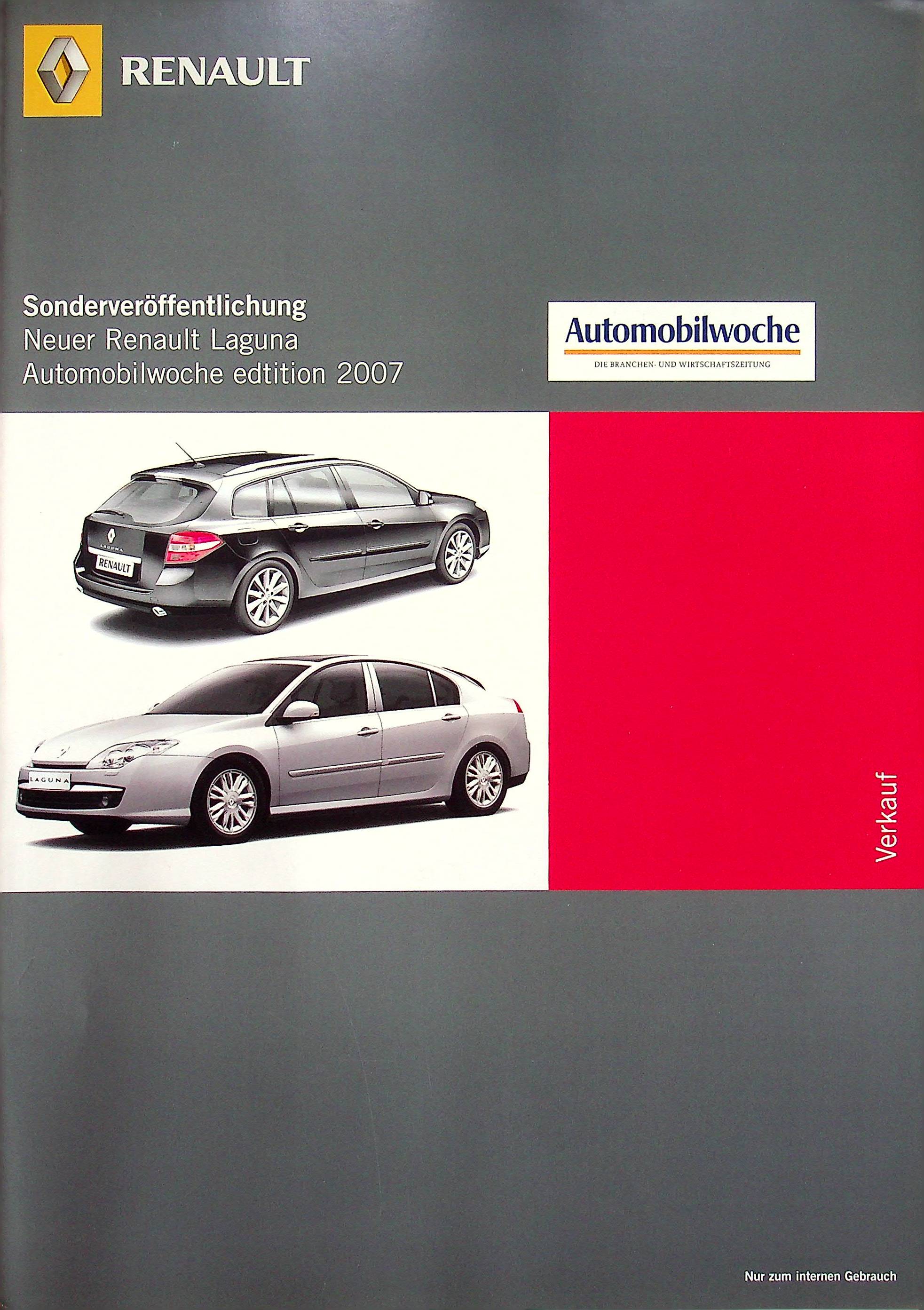 Renault Laguna - Produkt intern Sonderdruck - Prospekt 2007