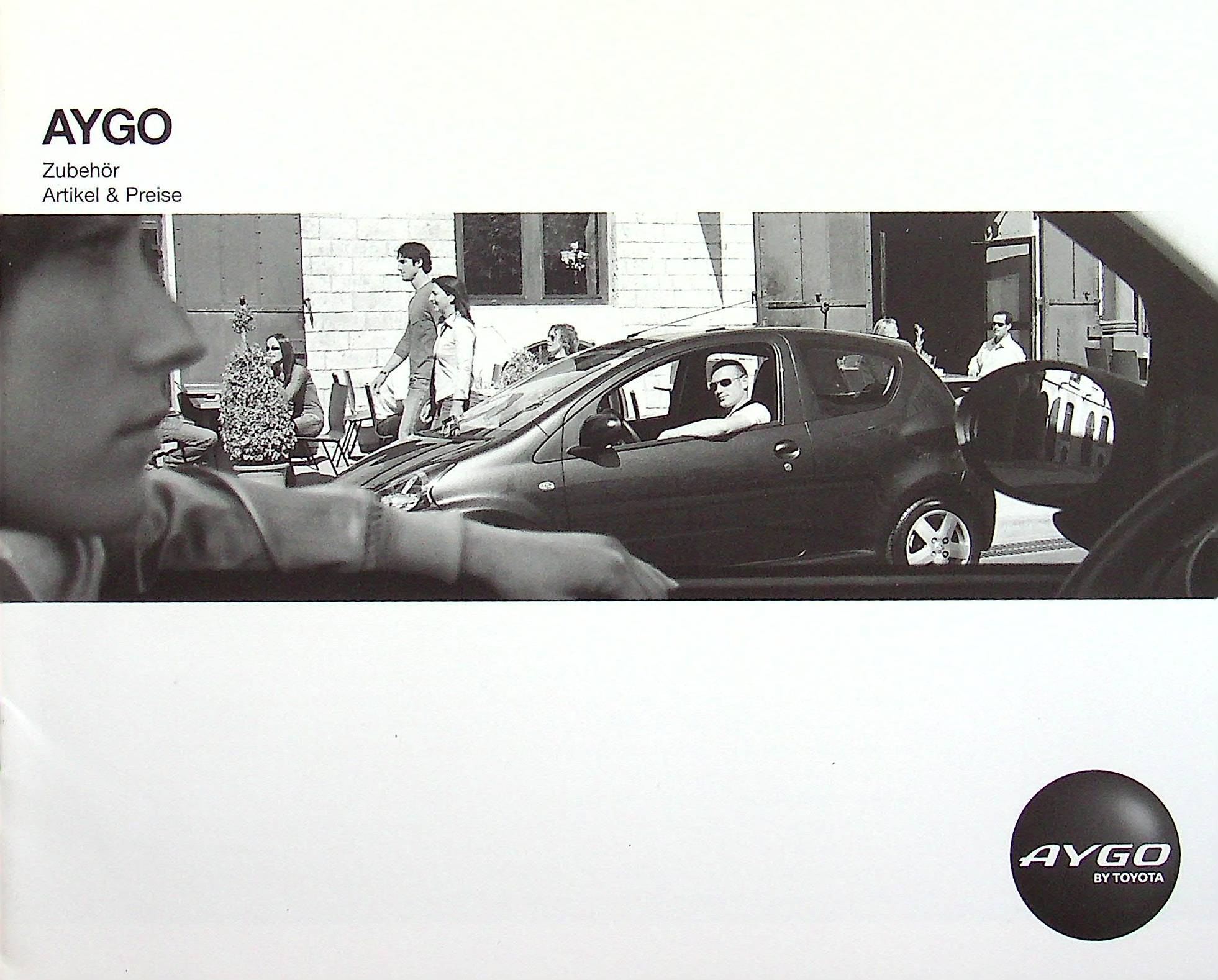 Toyota Aygo - Zubehör Preisliste - Prospekt 09/2005