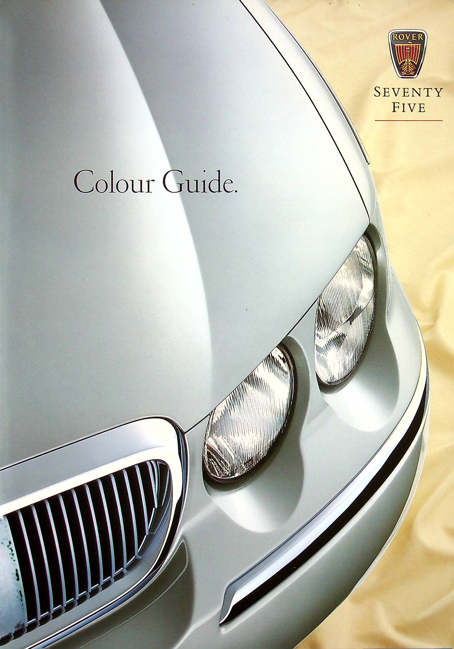 Rover 75 - die Farben - Prospekt 1999