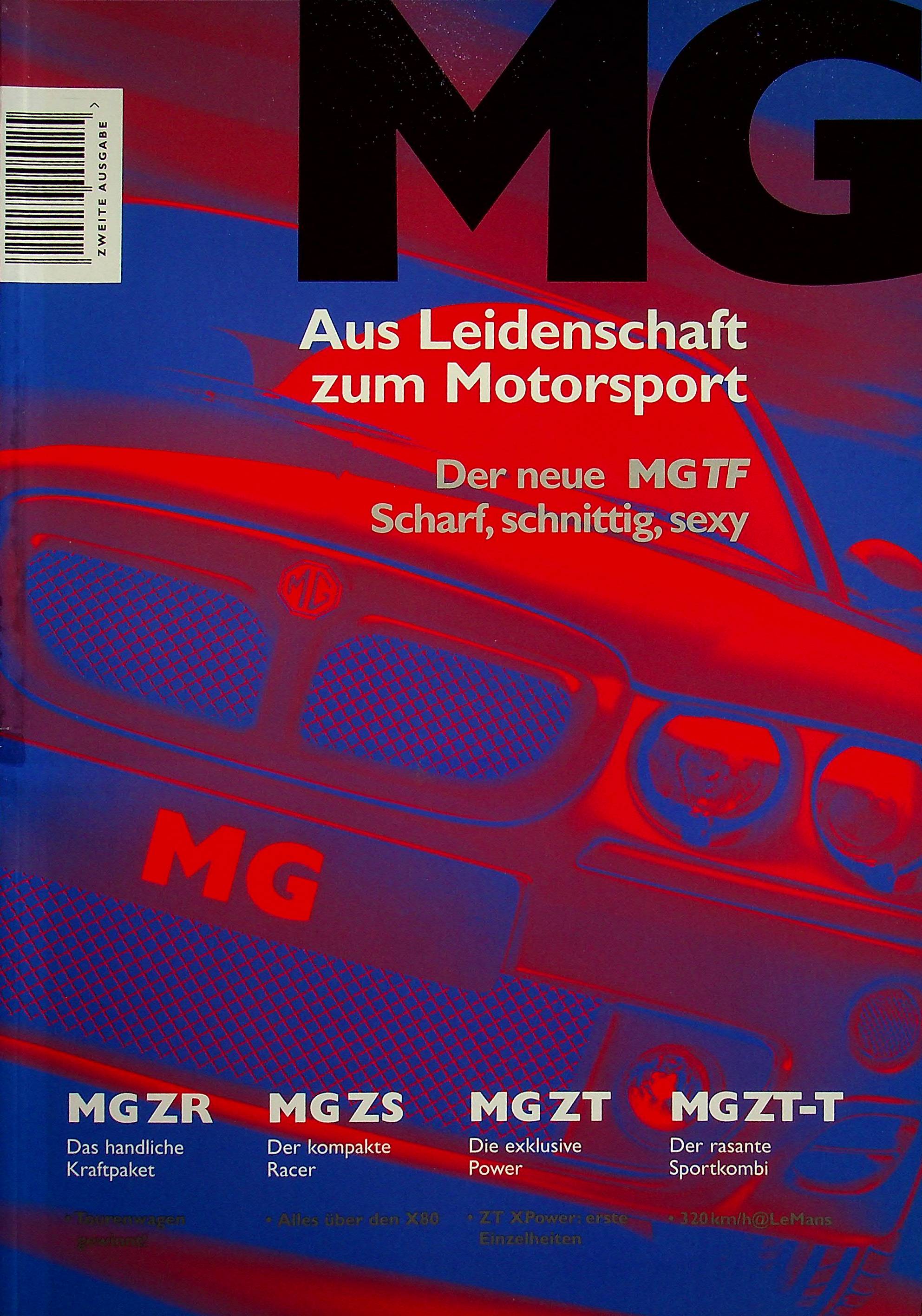 MG ZR ZS ZT ZT-T Prospekt 03/2002