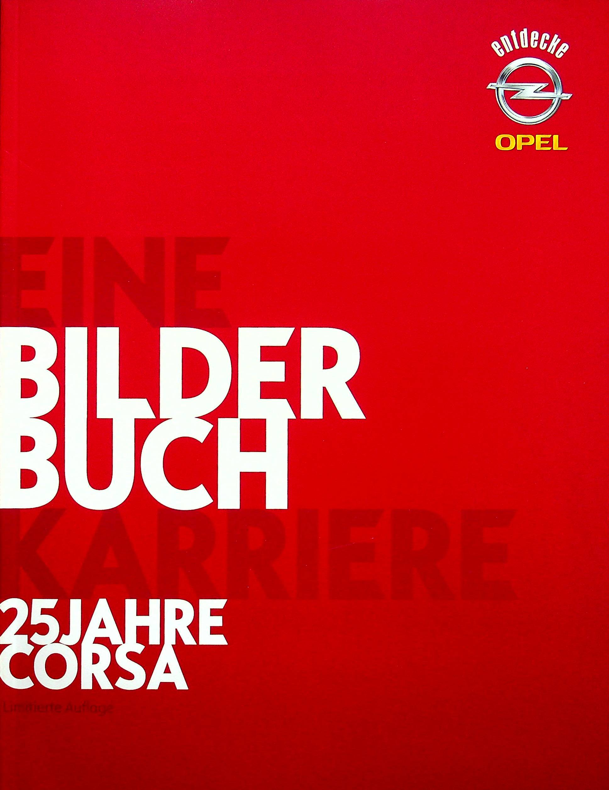 Opel Corsa - 25 Jahre - Prospekt 04/2008