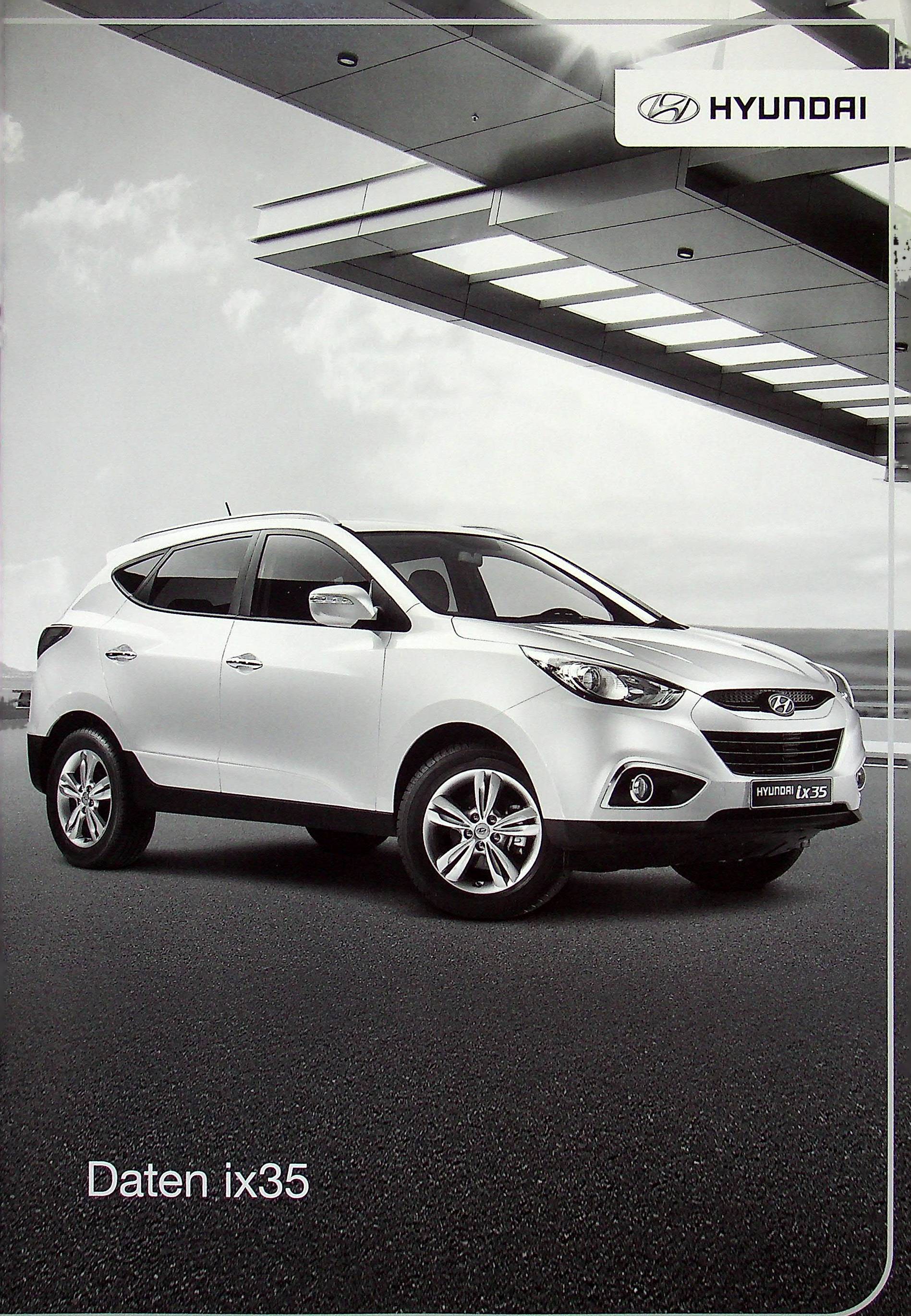 Hyundai ix35 - Preisliste & Extras - Prospekt 09/2011