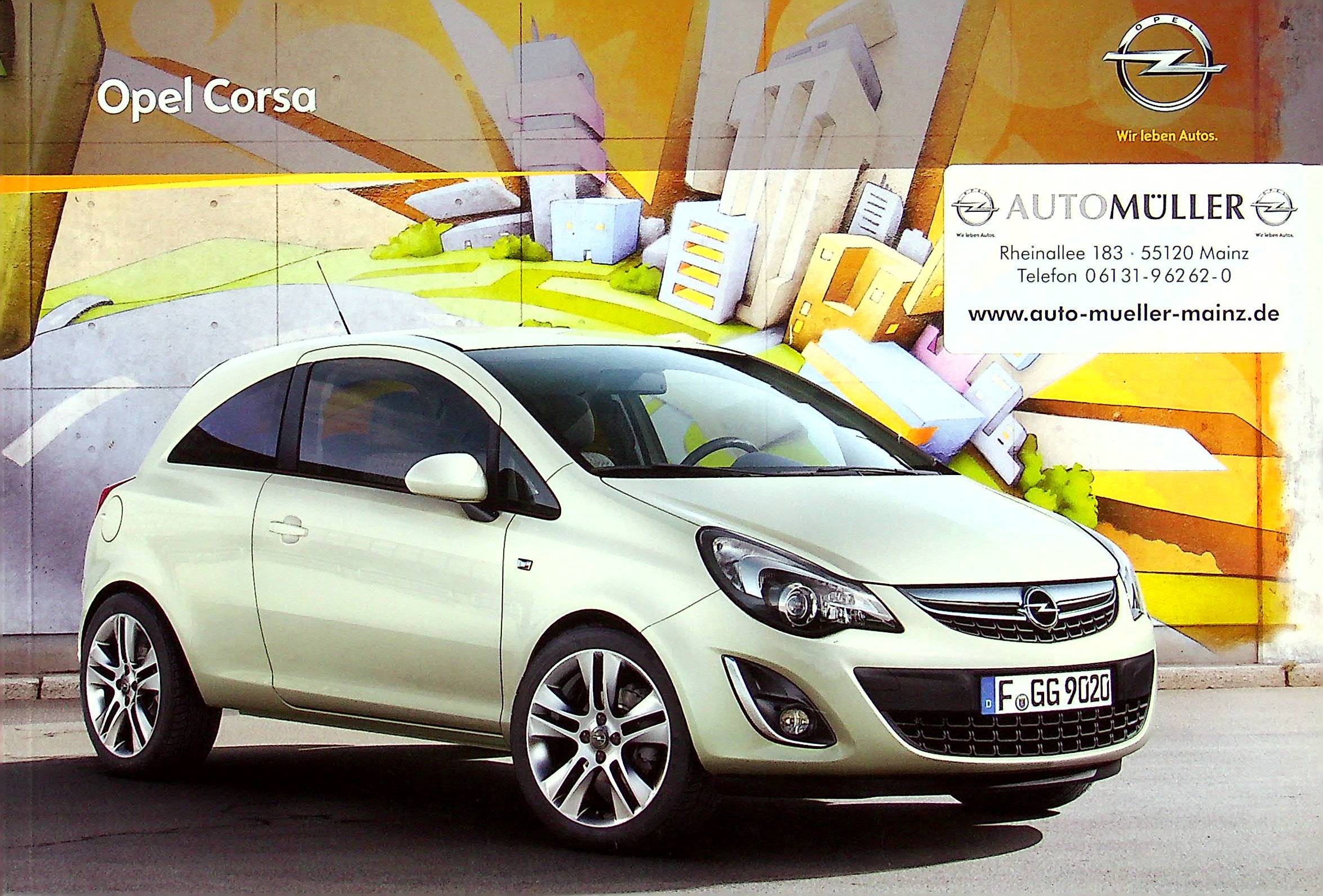 Opel Corsa D Prospekt 12/2012