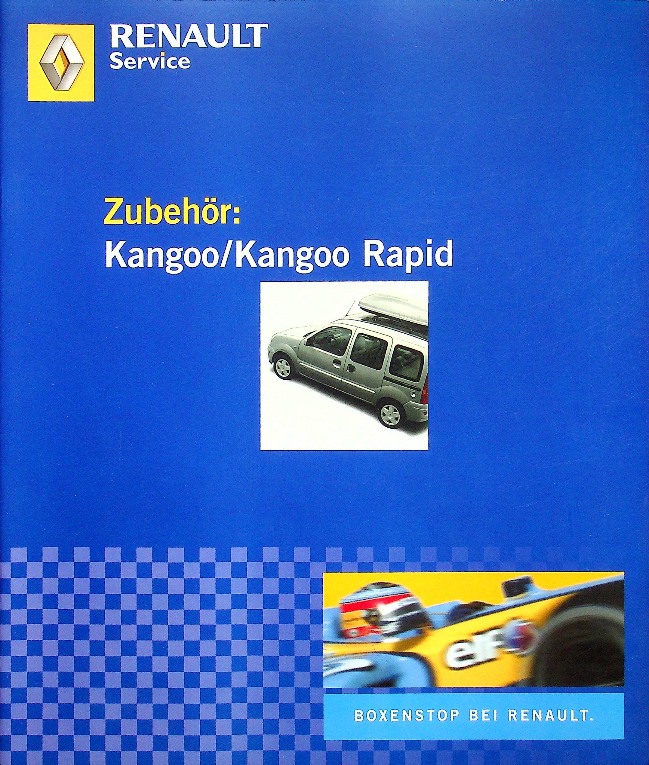 Renault Kangoo + Rapid - Zubehör - Prospekt 06/2006