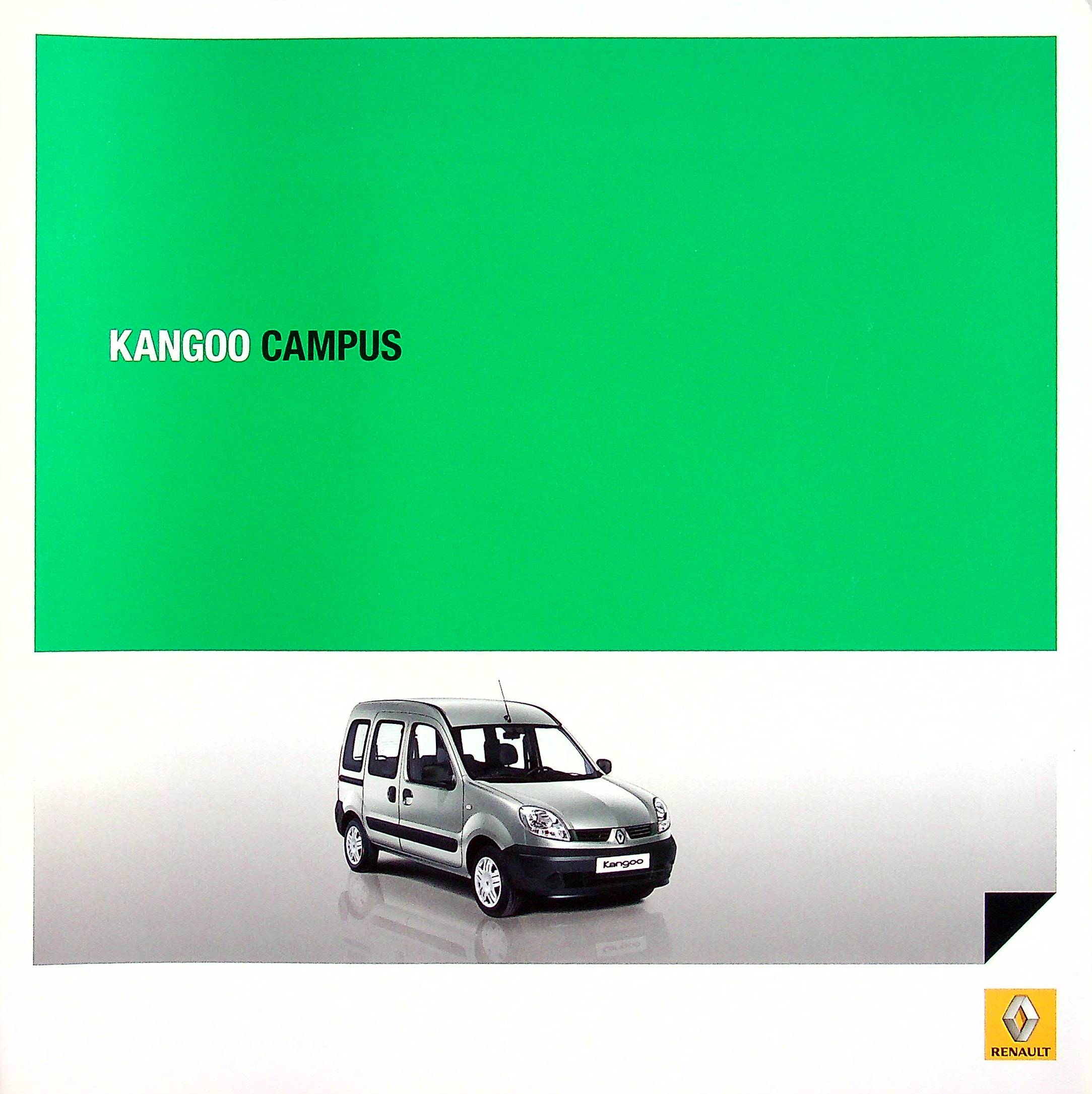 Renault Kangoo - Campus - Prospekt 12/2007