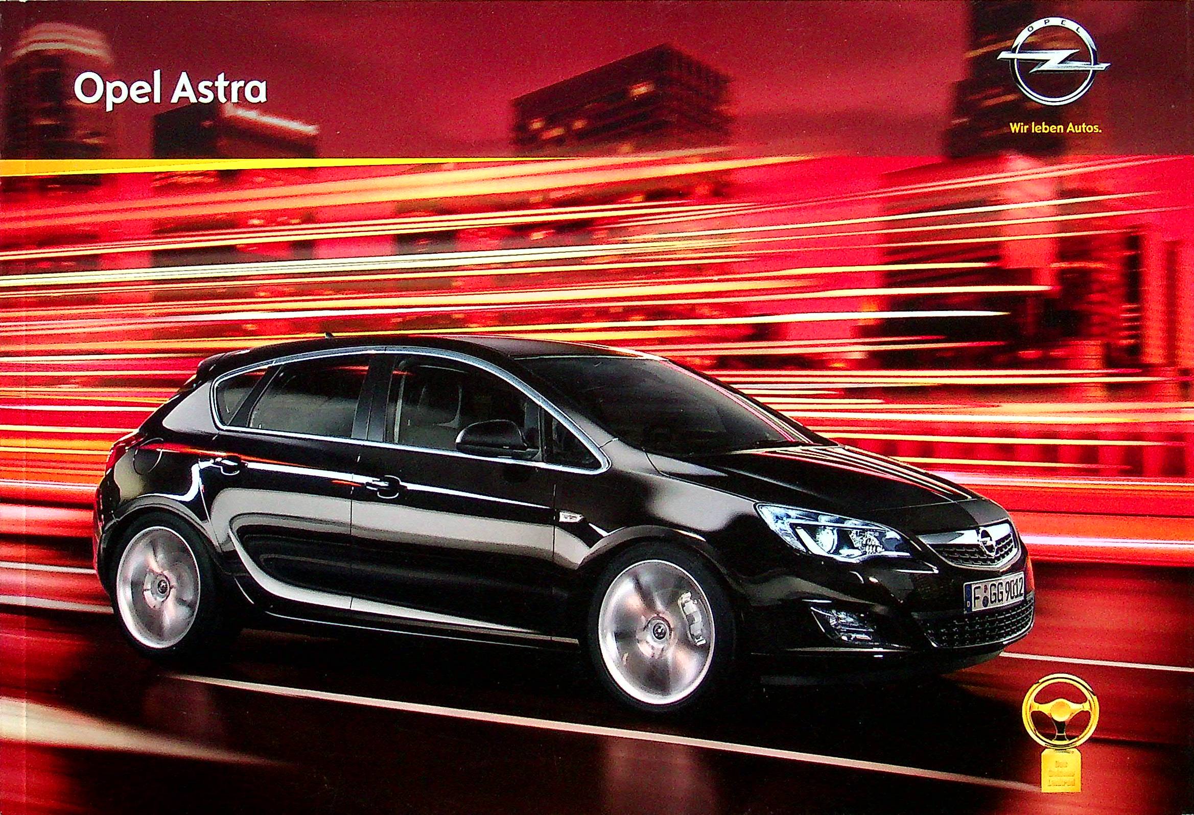 Opel Astra J Prospekt 06/2010