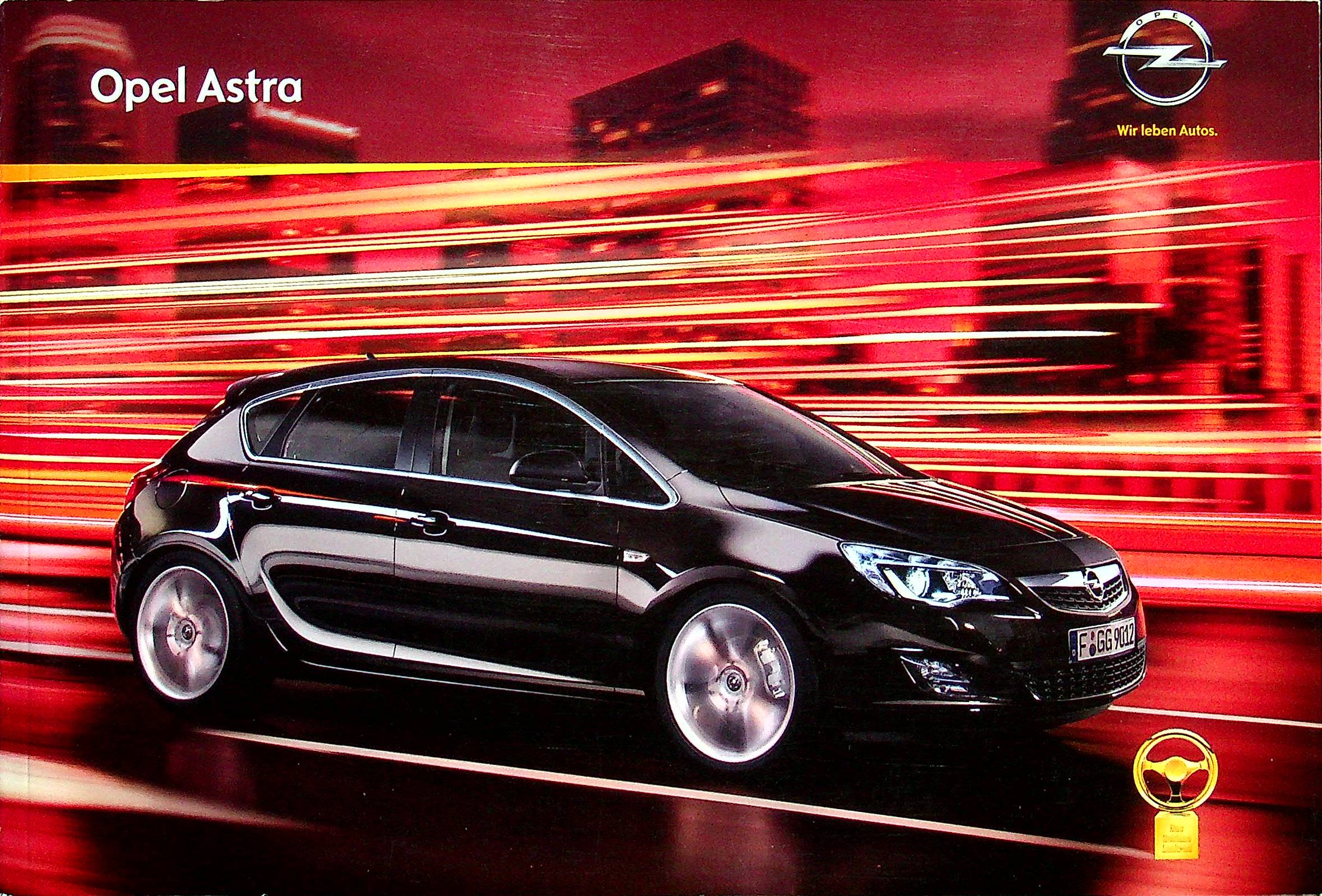 Opel Astra J Prospekt 02/2010